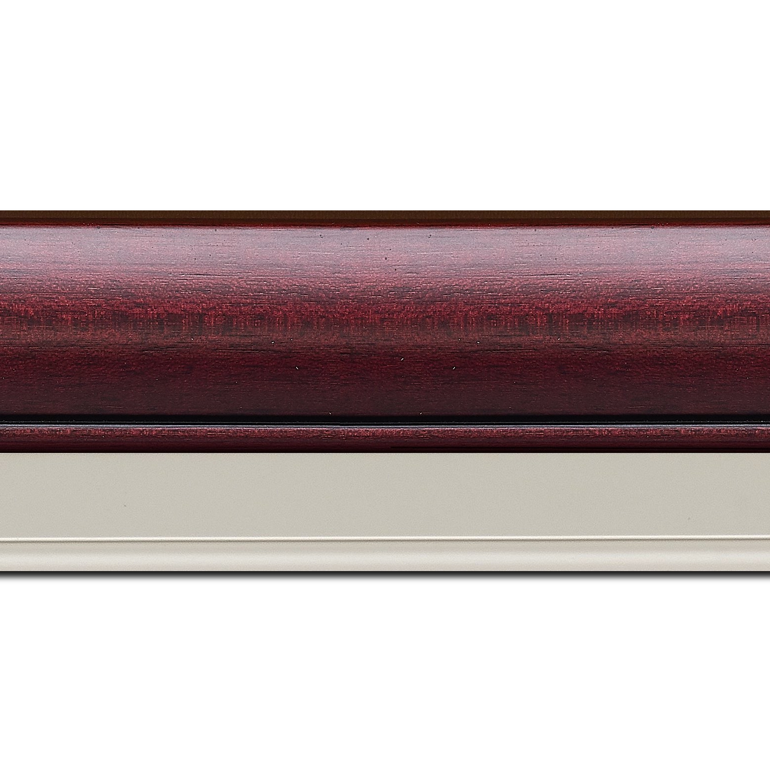 Cadre  bois bordeaux — 41 x 33