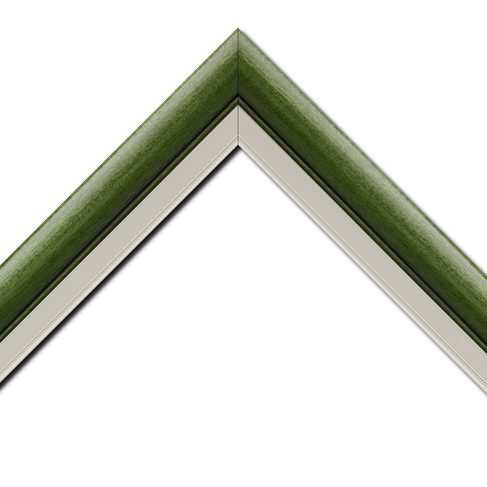 Cadre  bois vert — 50 x 60