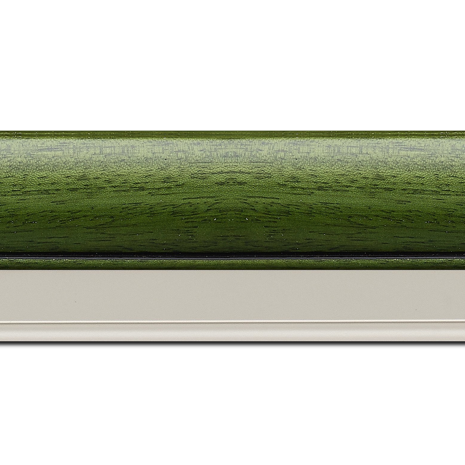 Cadre  bois vert — 41 x 33