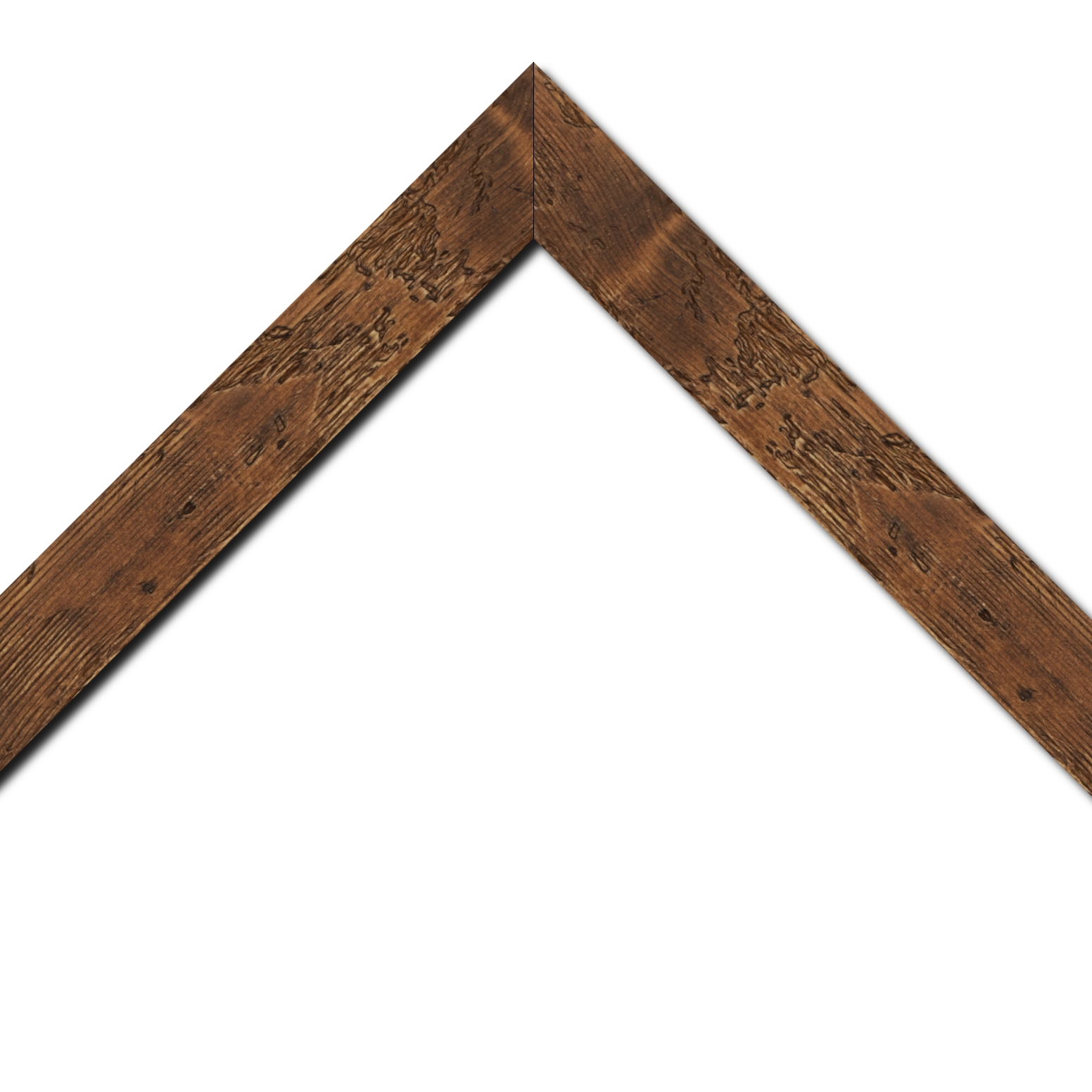 Cadre  bois marron tons bois — 40 x 40