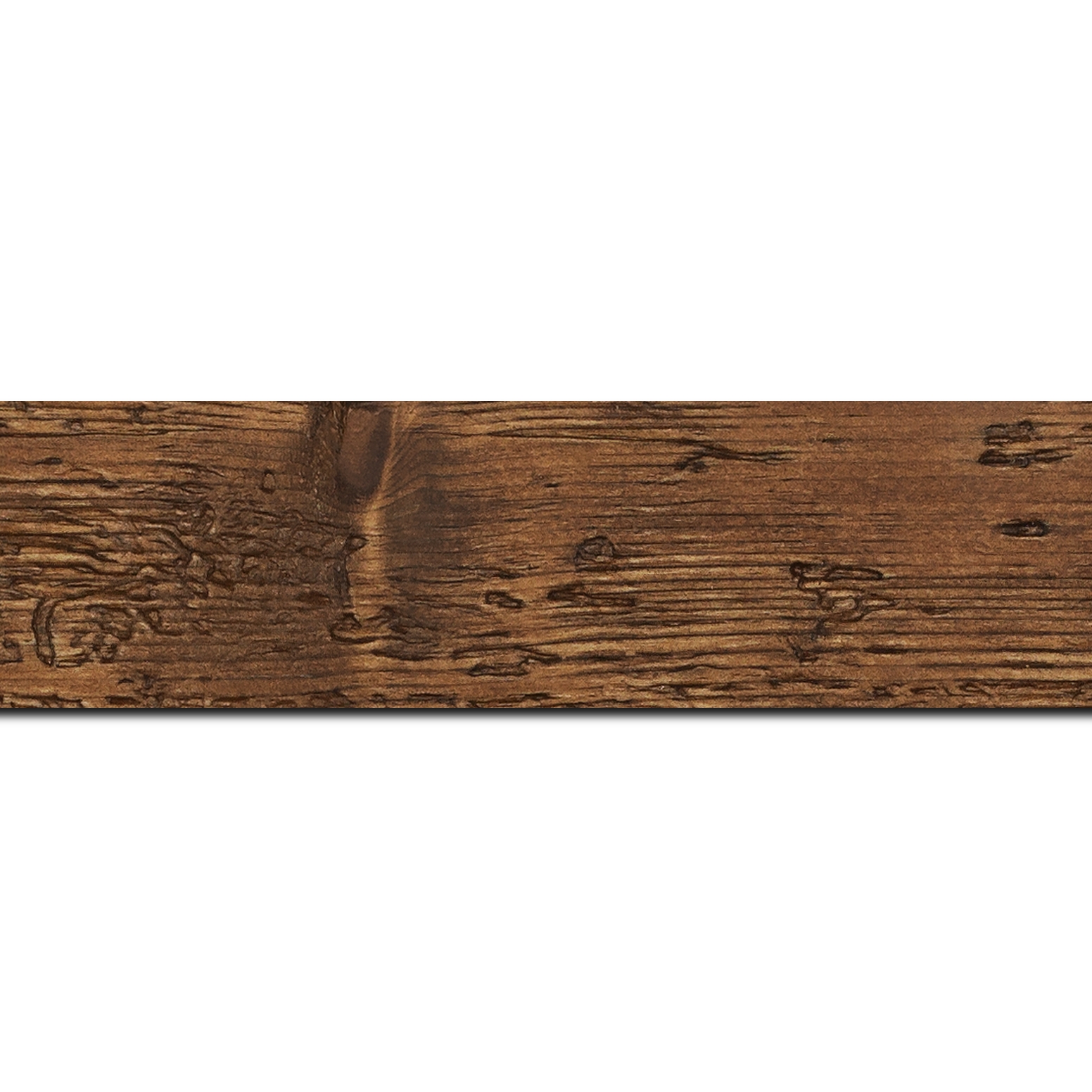 Cadre  bois marron tons bois — 41 x 33
