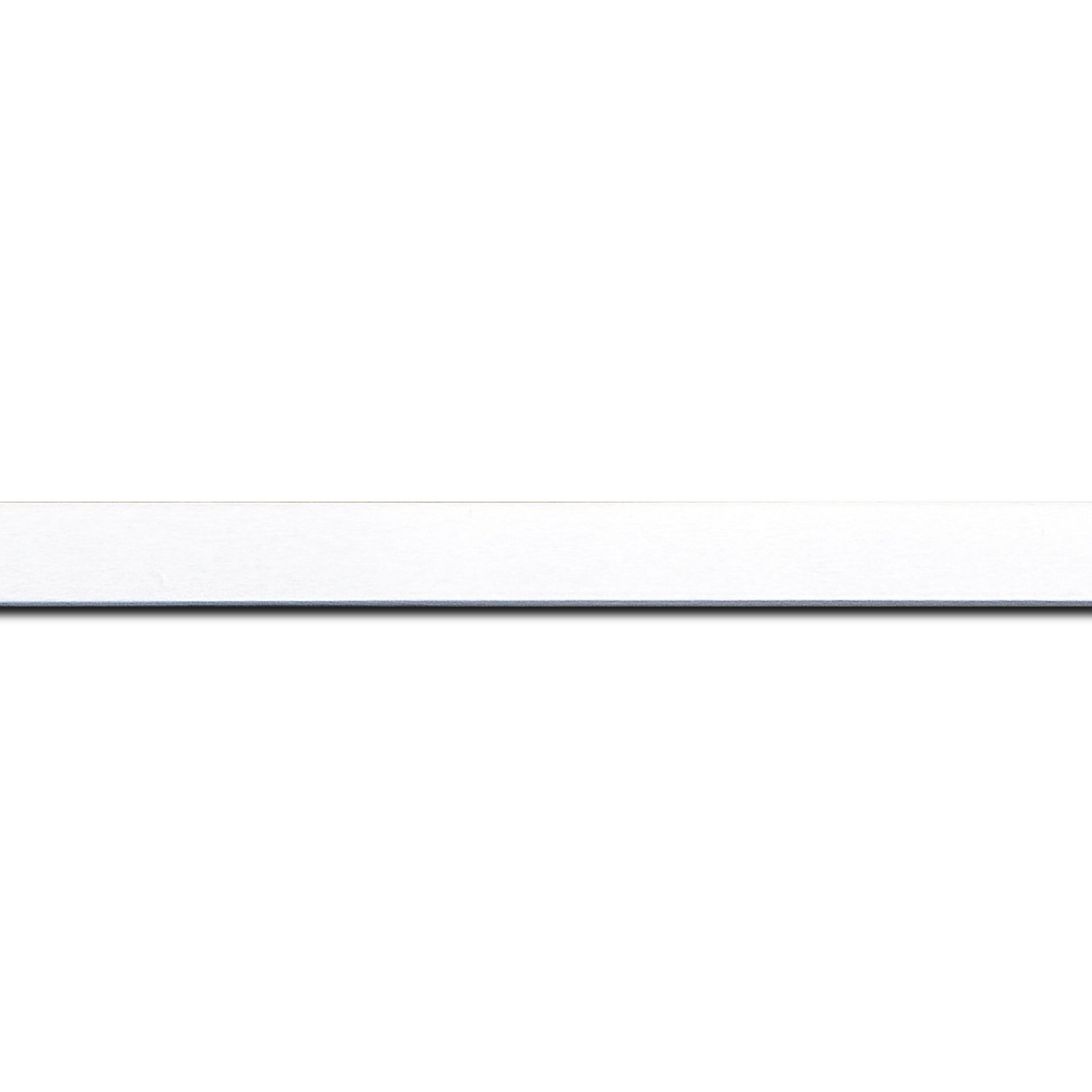 Cadre  bois recouvert aluminium argent — 41 x 33