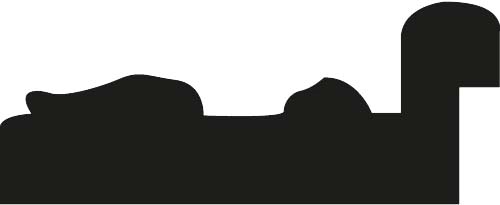 Cadre bois profil doucine largeur 10.8cm argent froid noirci décor frise - 116x89