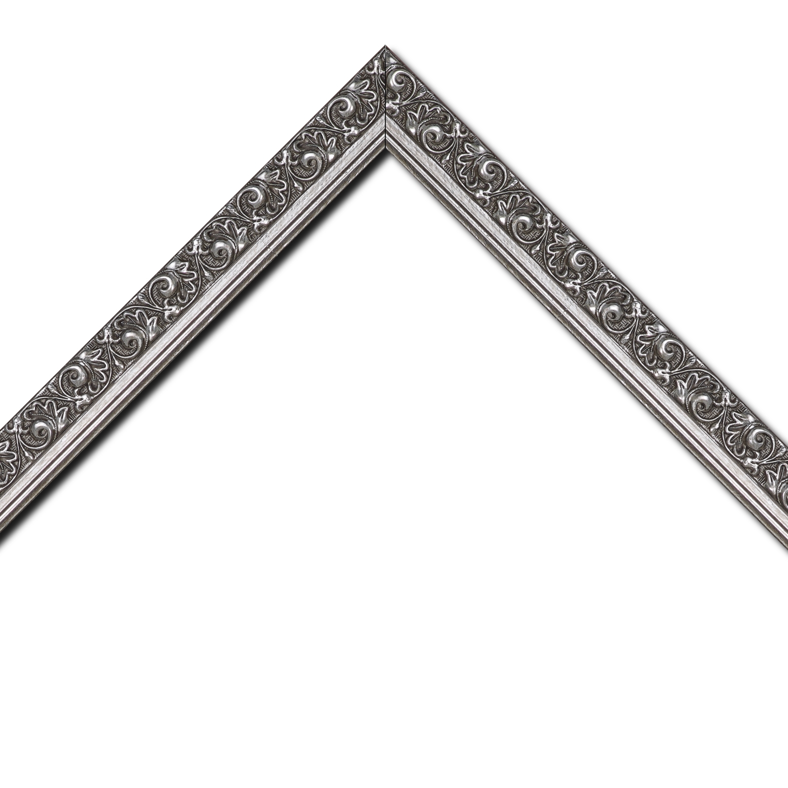 Cadre  bois argent — 59.4 x 84.1