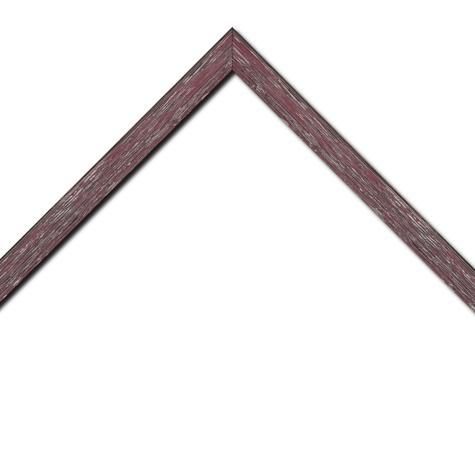 Cadre  bois rouge bordeaux — 70 x 100