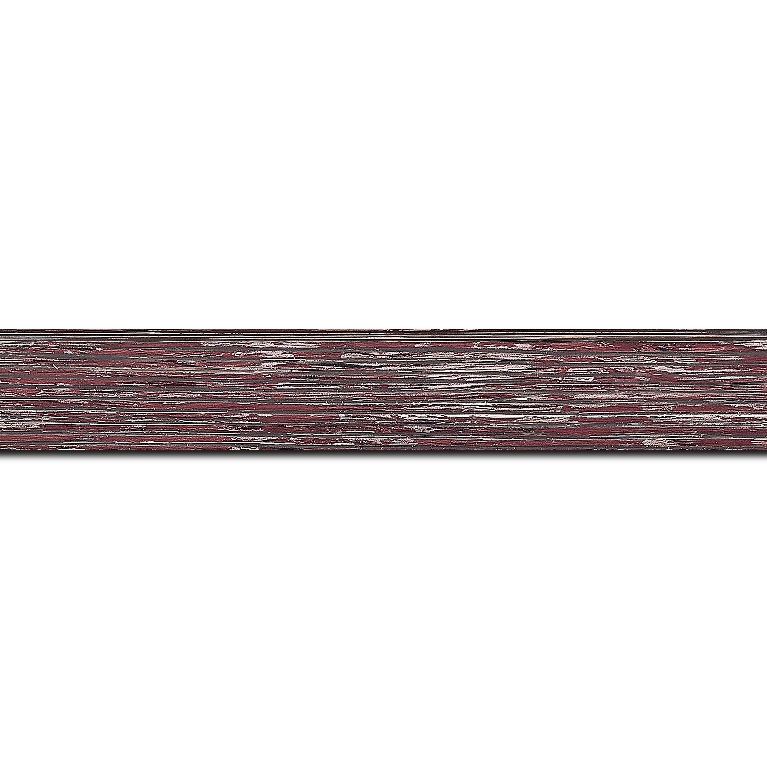 Cadre  bois rouge bordeaux — 70 x 100
