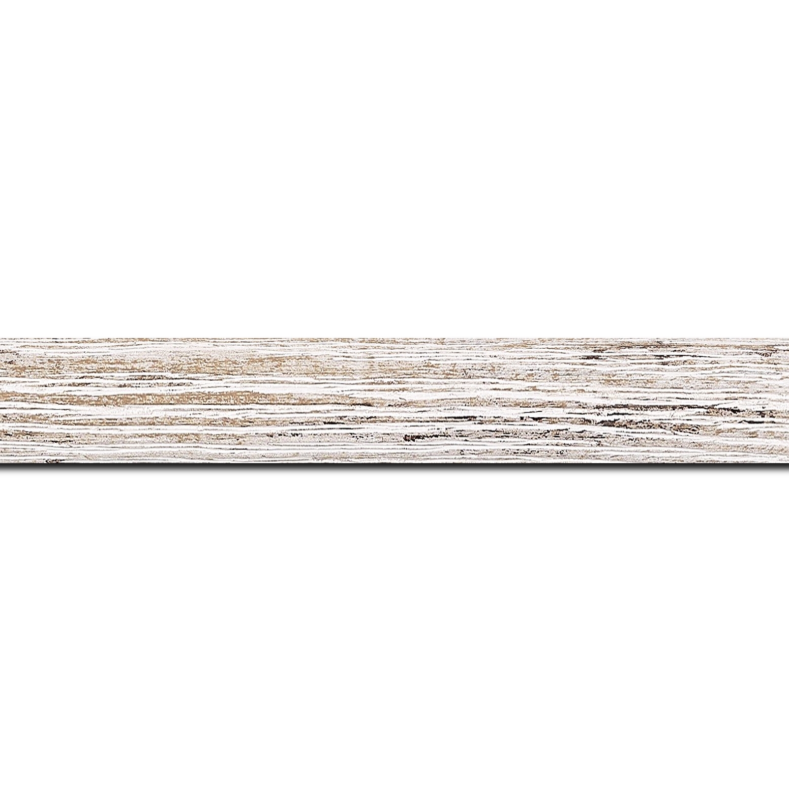 Cadre  bois blanchie — 15 x 21