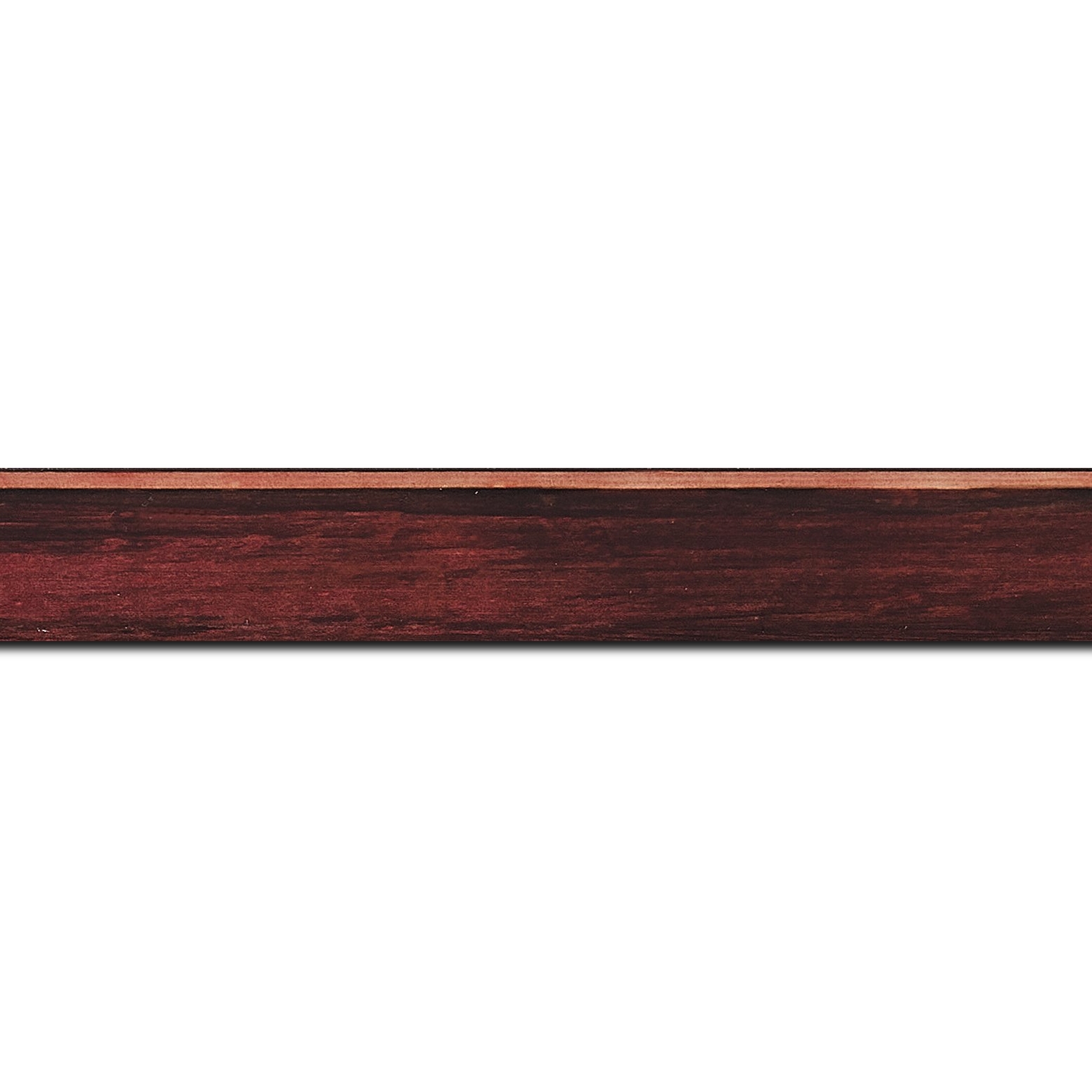 Cadre  bois bordeaux — 50 x 100