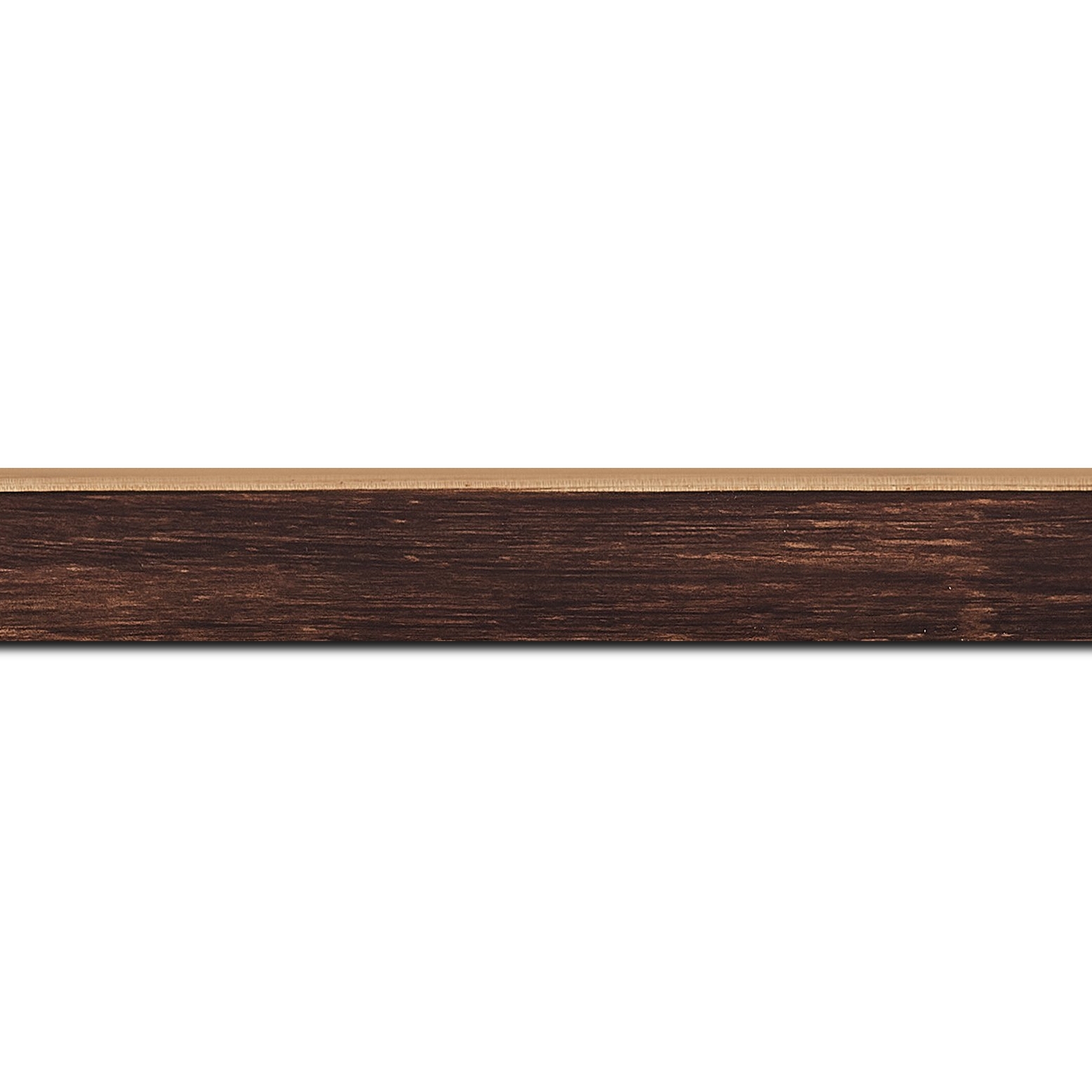 Cadre  bois marron tons bois — 81 x 65