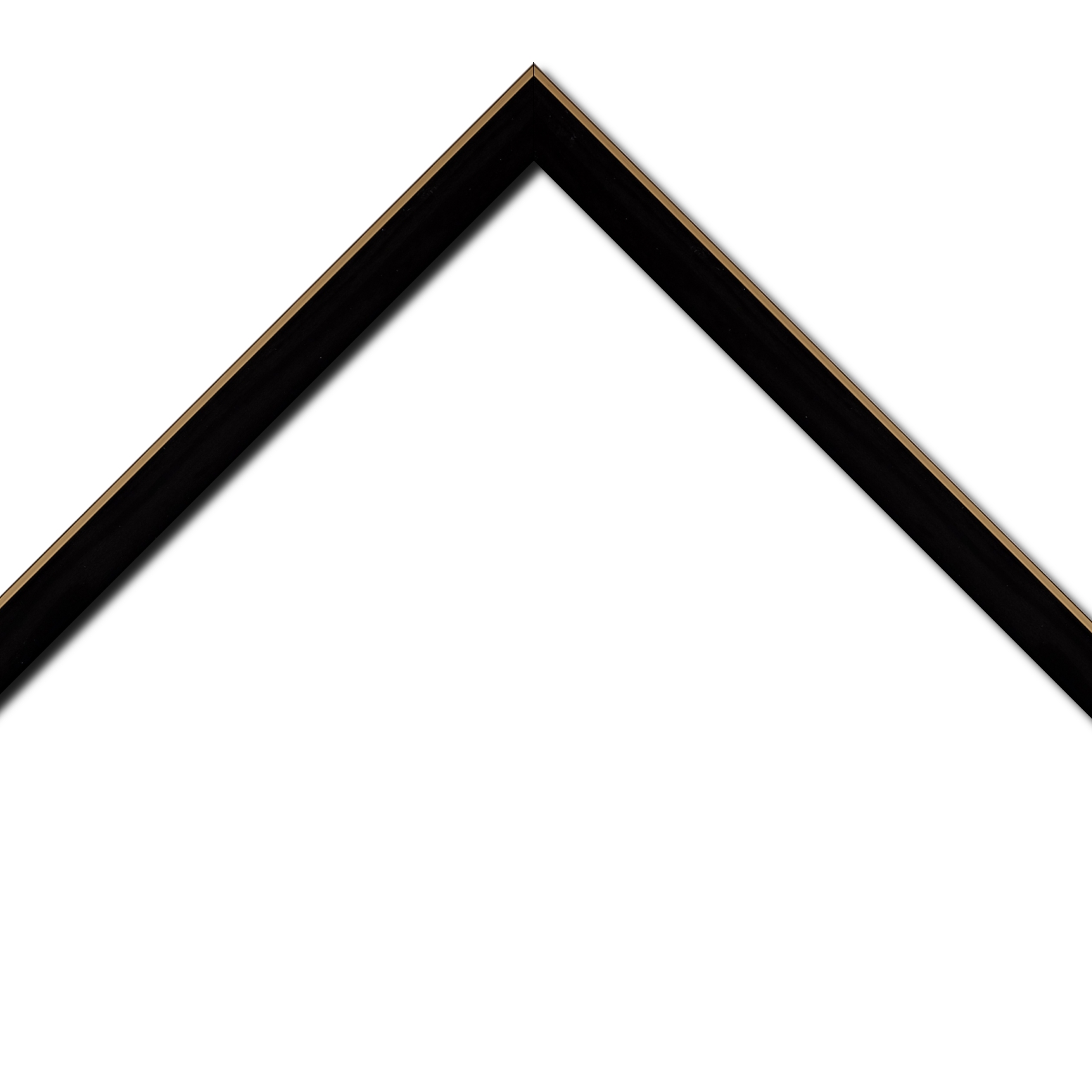 Cadre  bois noir — 25 x 25