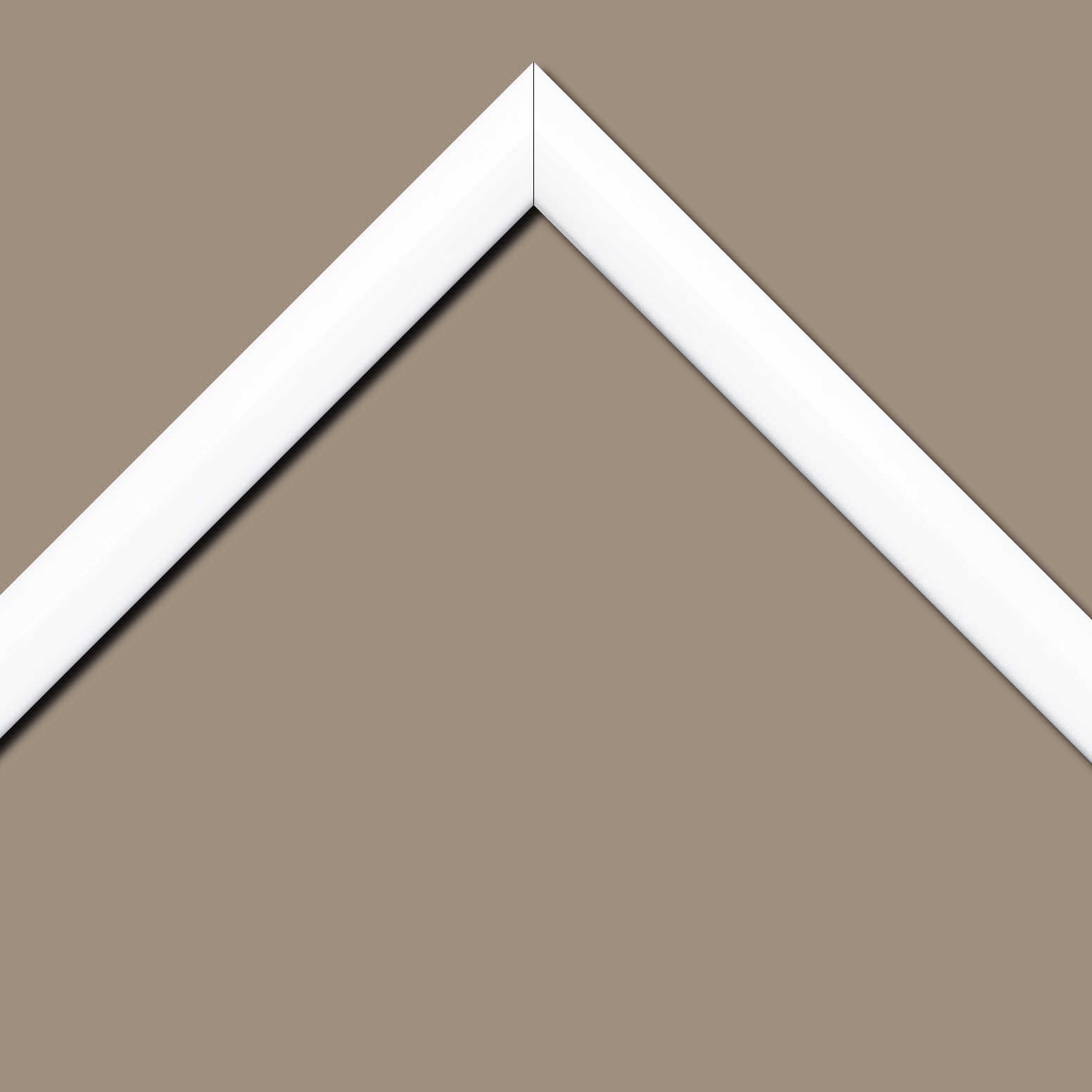 Cadre  bois blanc — 41 x 33