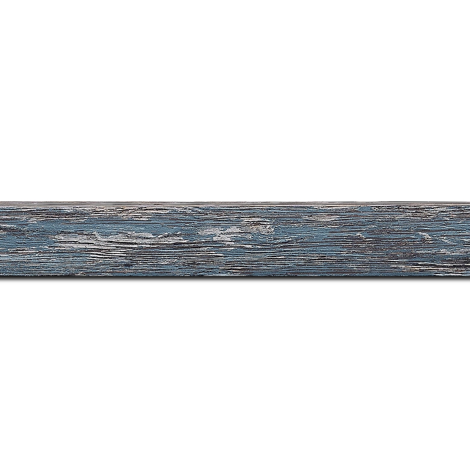 Cadre  bois bleu — 30 x 45