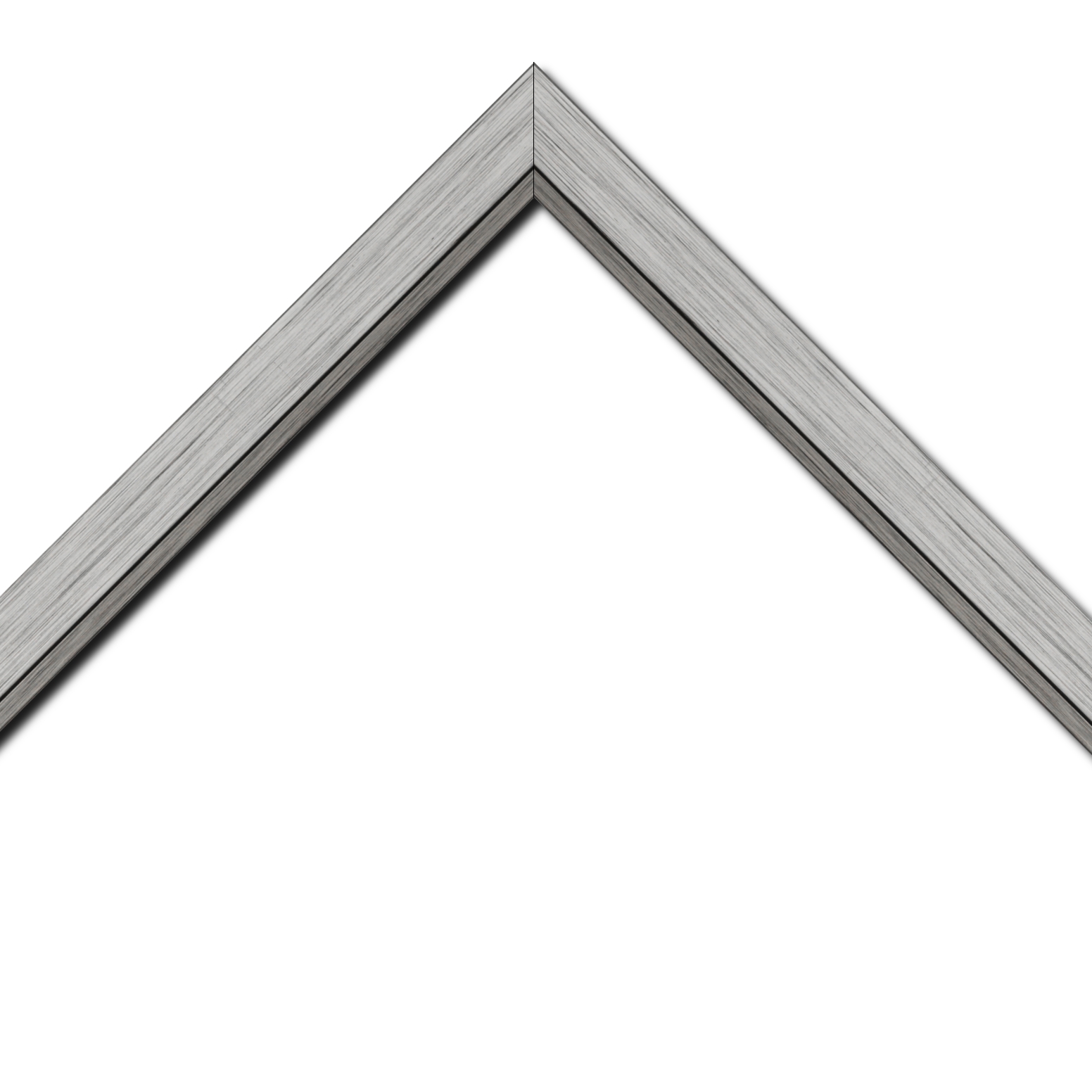 Cadre  bois argent — 41 x 33