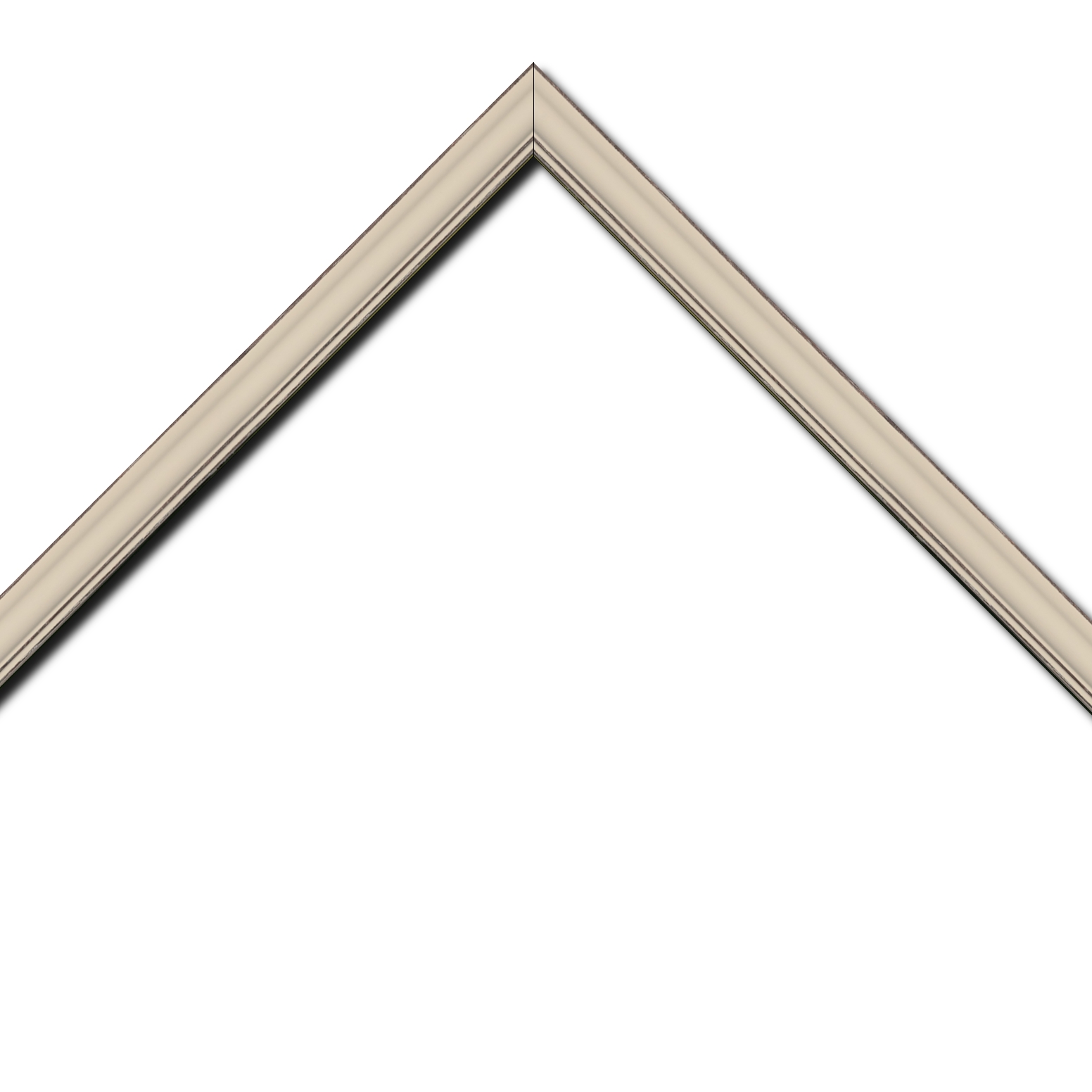 Cadre  bois creme — 40 x 40
