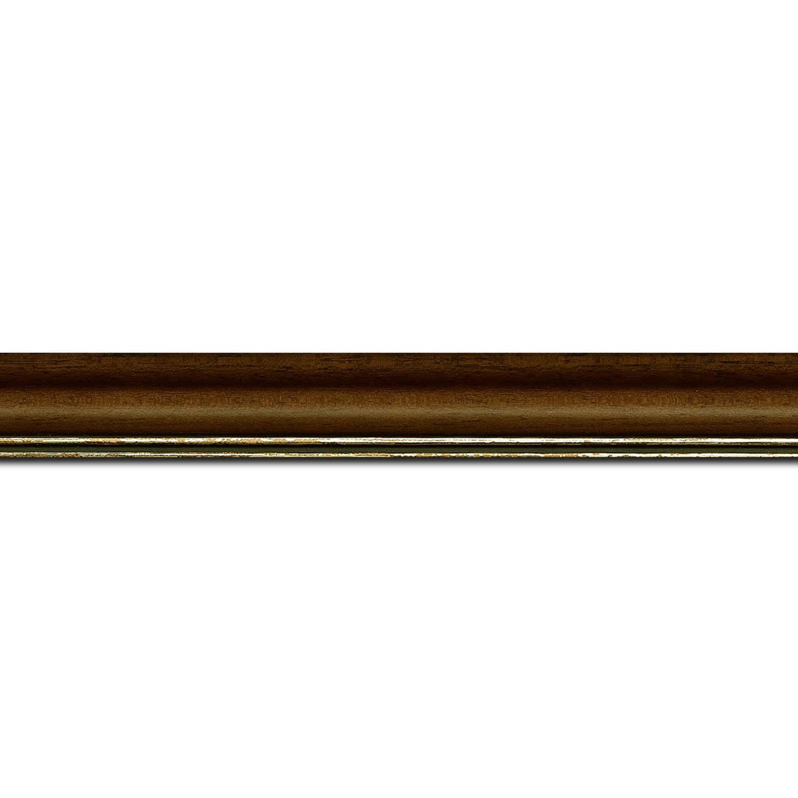 Cadre  bois marron tons bois — 35 x 27