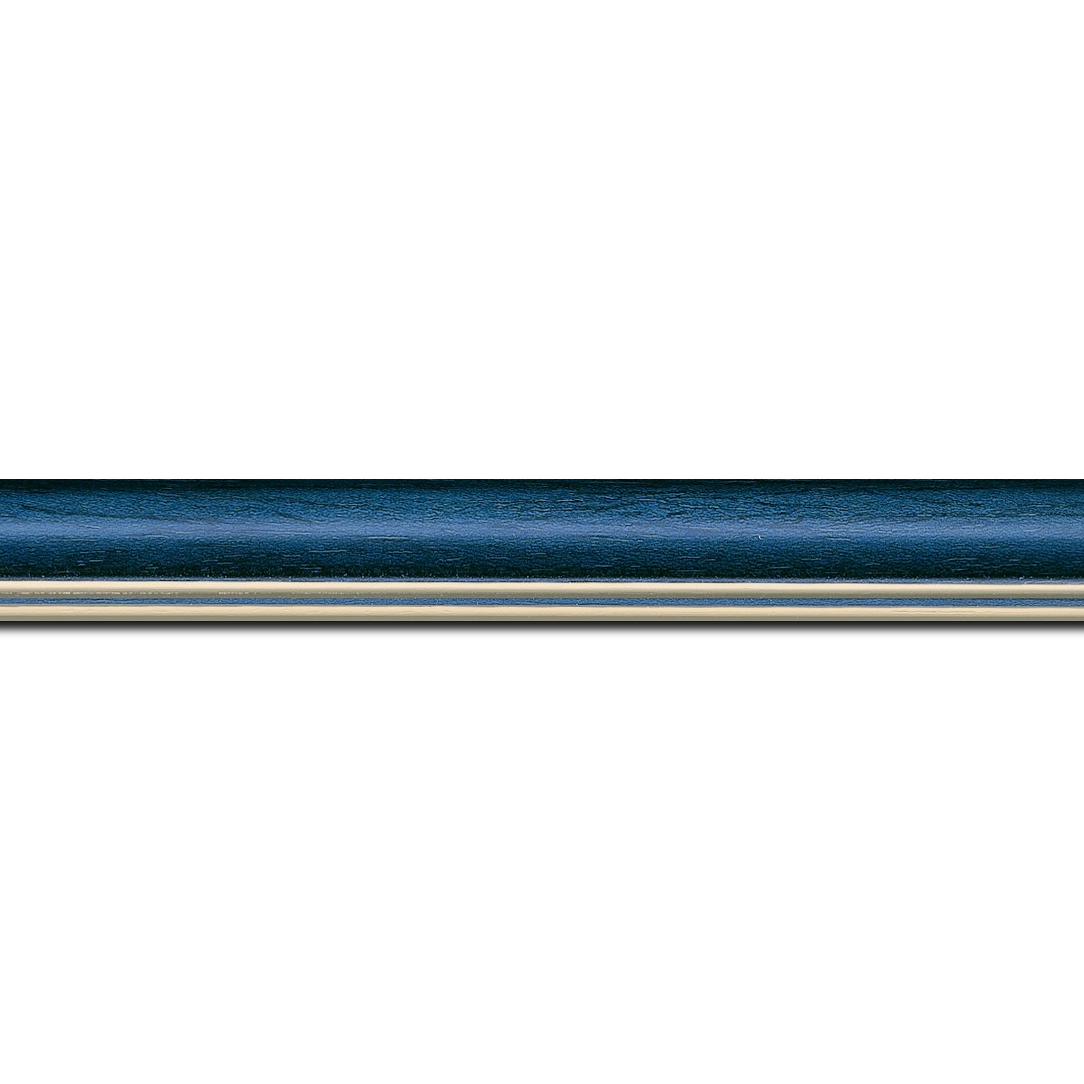 Cadre  bois bleu — 41 x 33