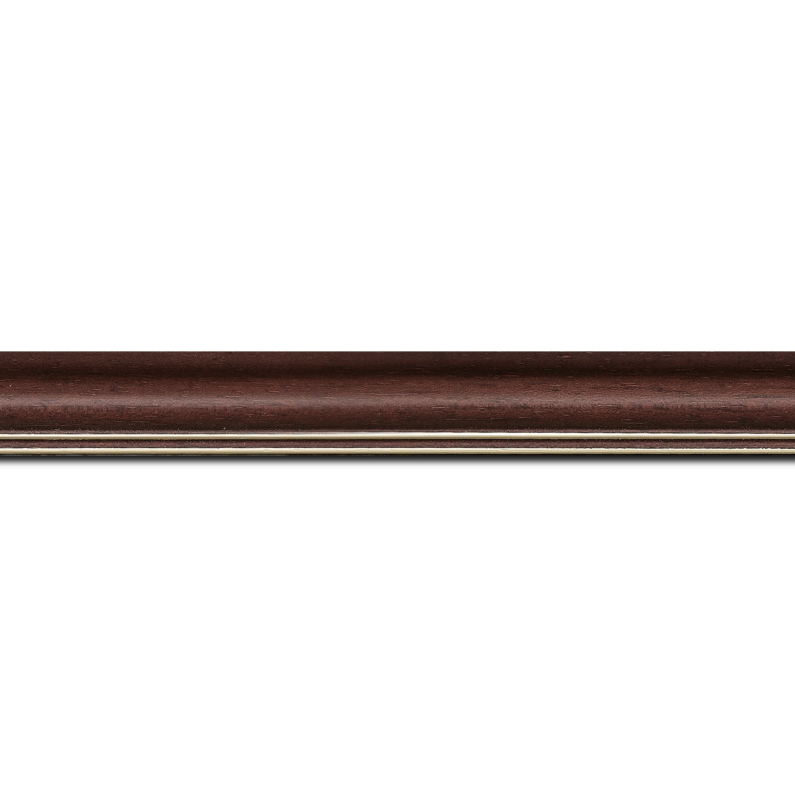 Cadre  bois bordeaux — 40 x 50