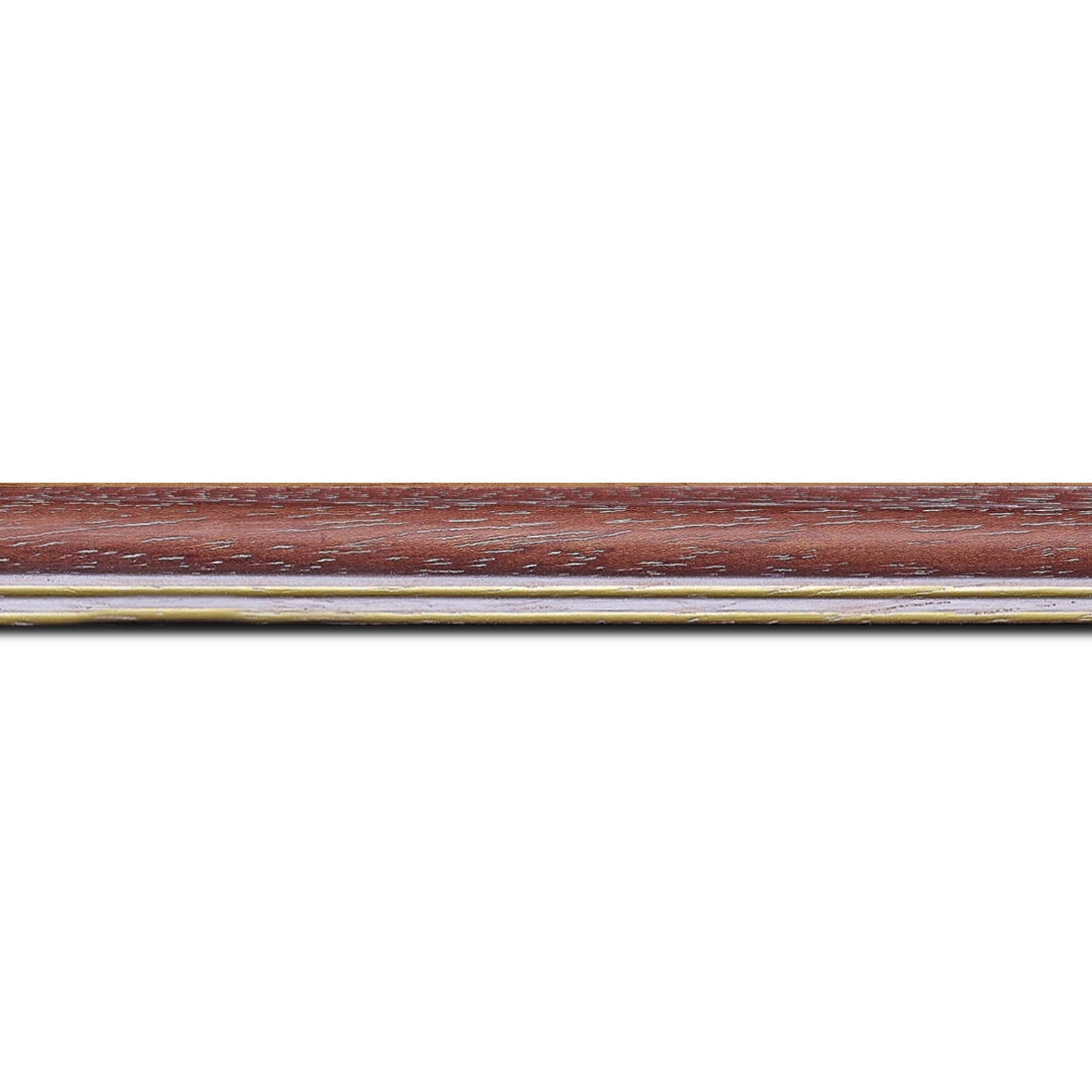 Cadre  bois bordeaux — 41 x 33
