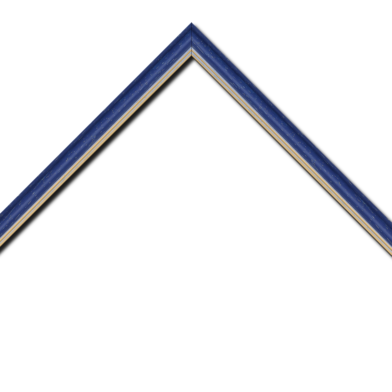 Cadre  bois bleu — 40 x 60