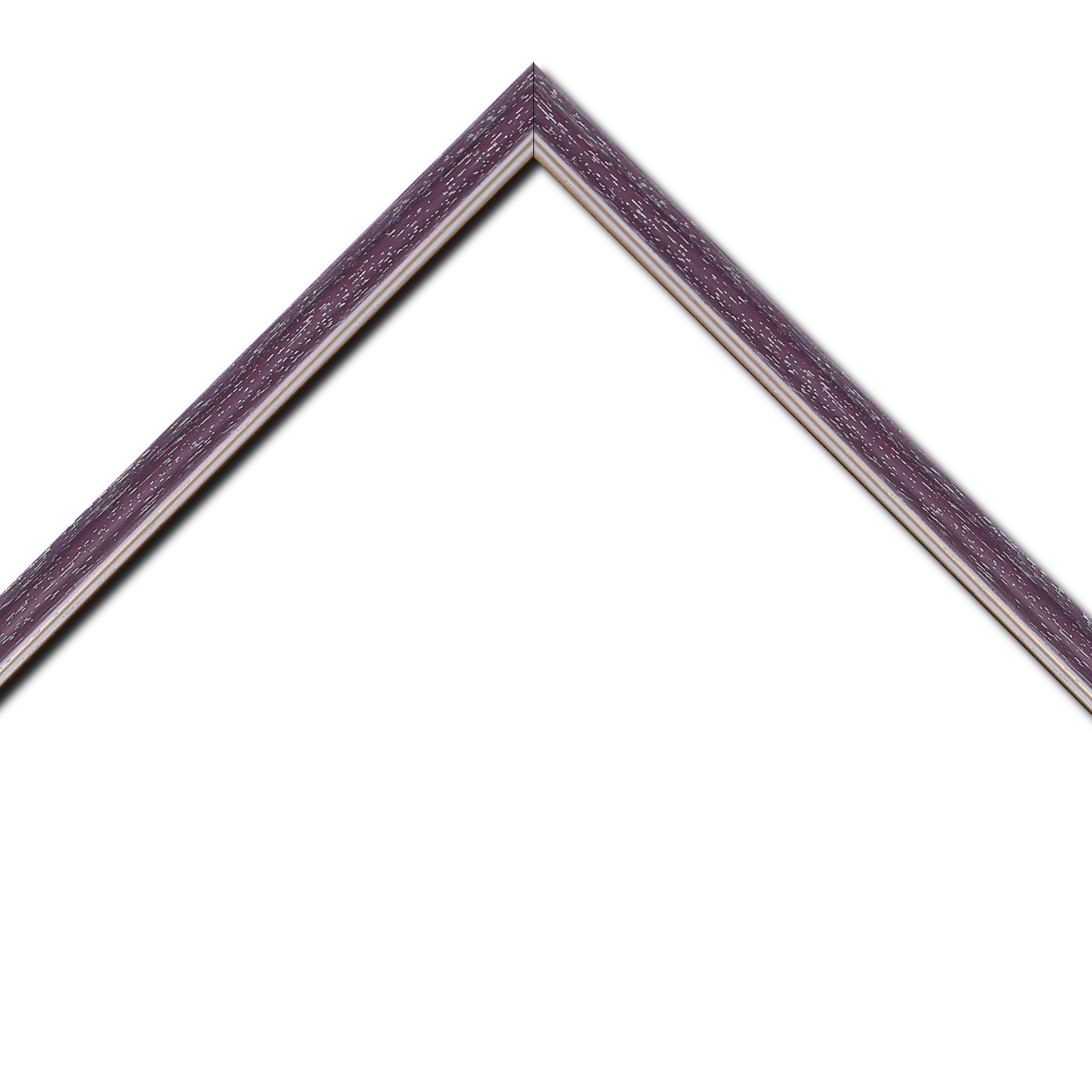 Cadre  bois bordeaux — 41 x 33