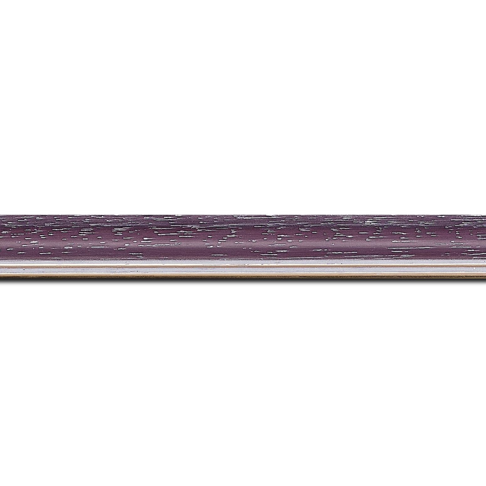 Cadre  bois bordeaux — 41 x 33
