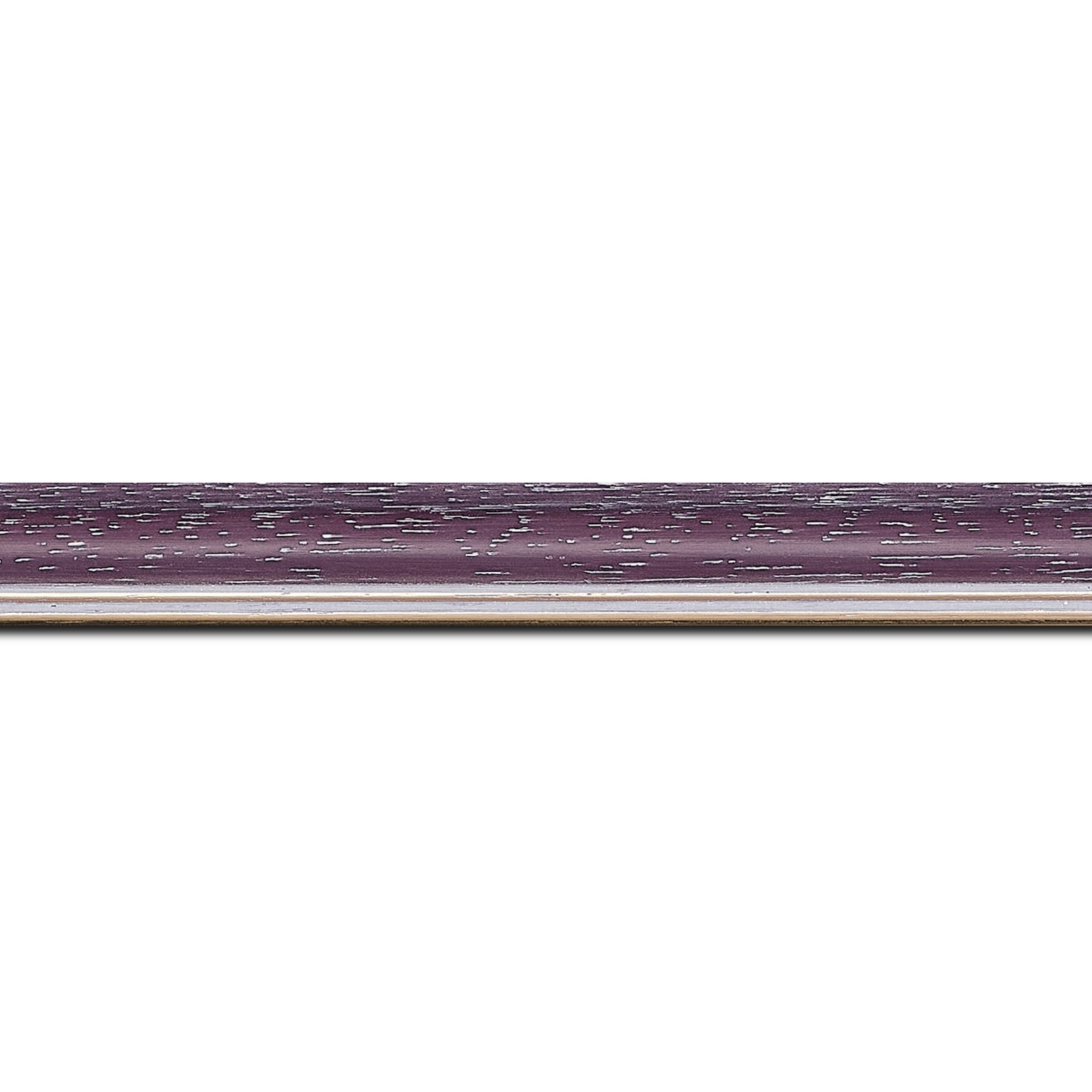 Cadre  bois bordeaux — 60 x 60