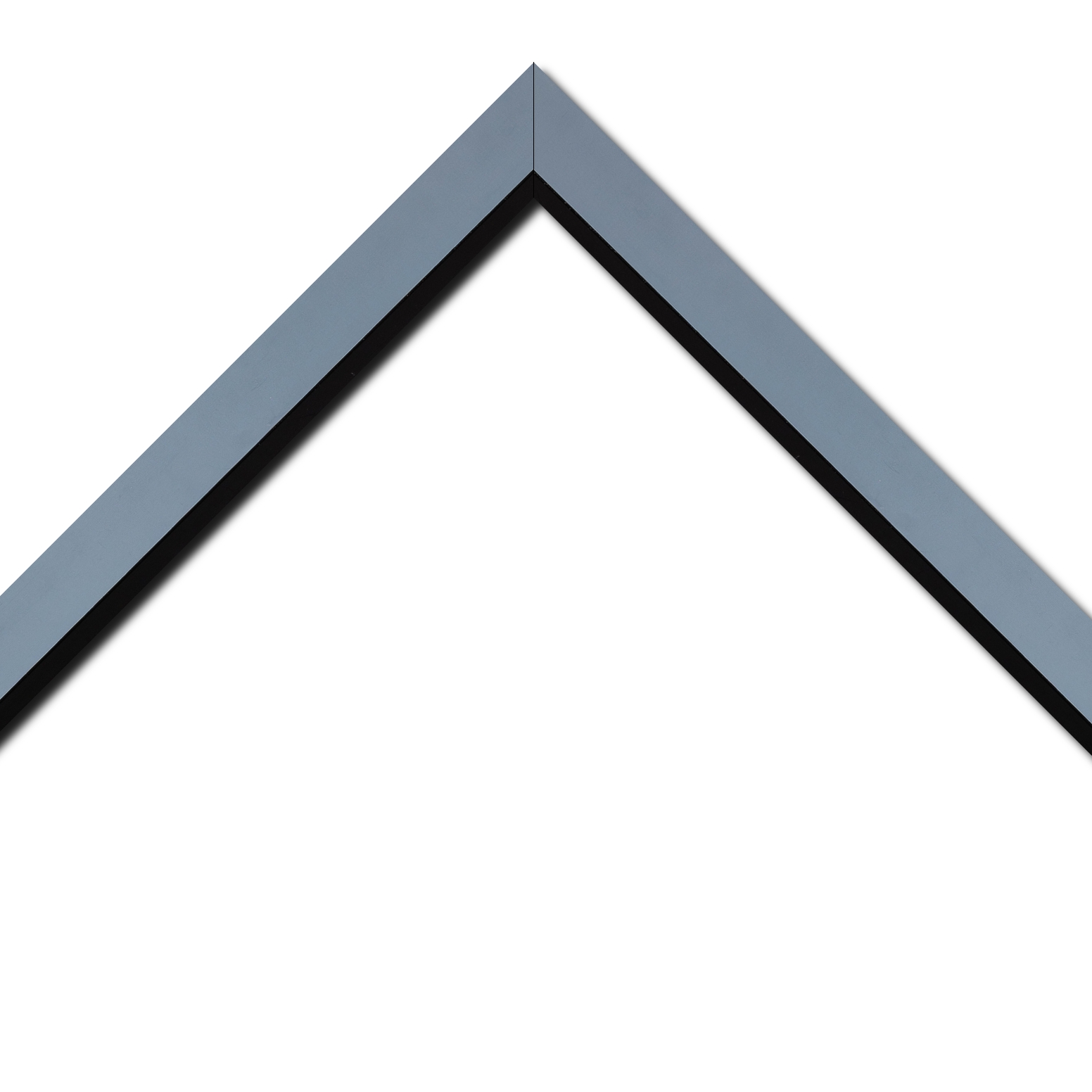 Cadre  bois bleu — 52 x 150