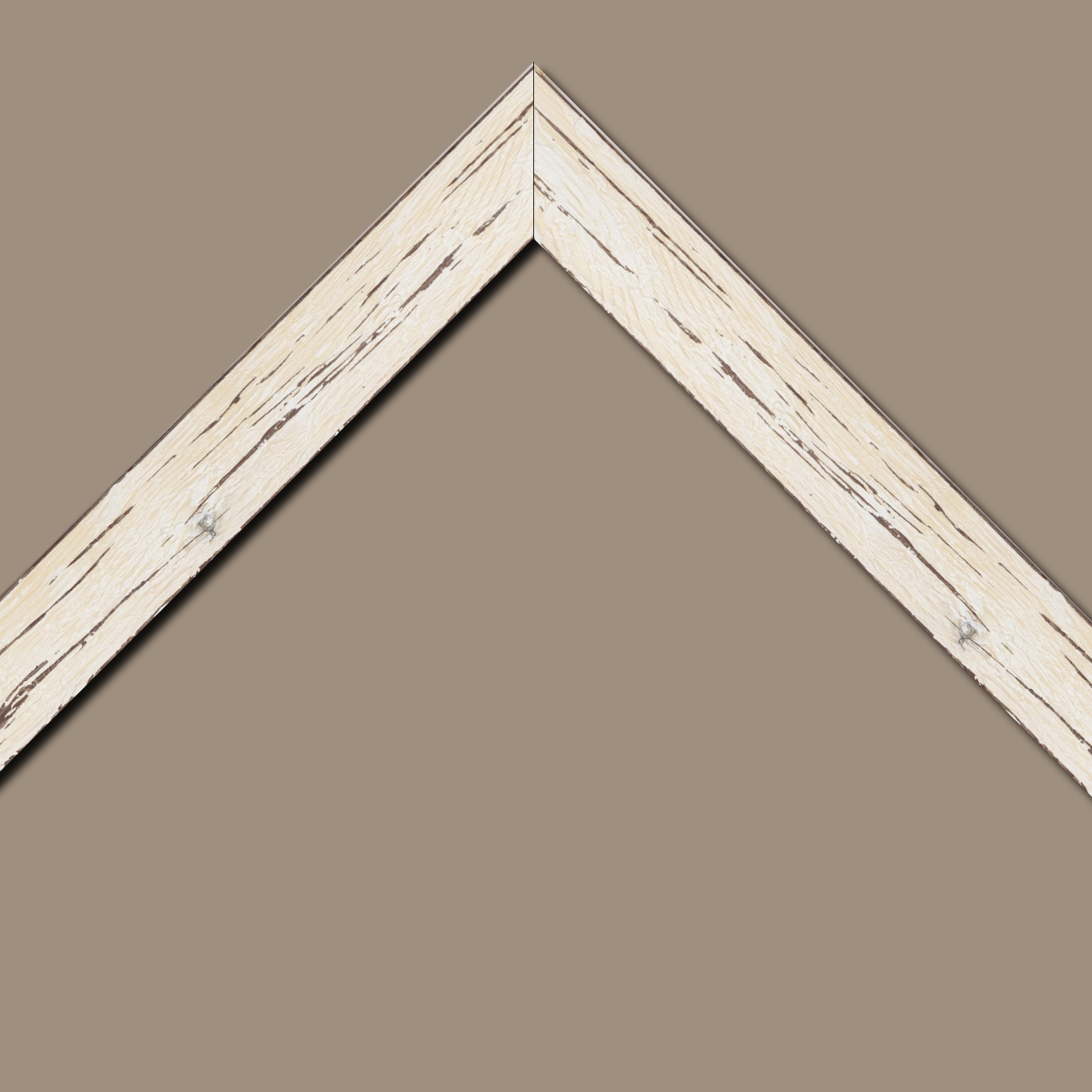 Cadre  bois blanchie — 41 x 33