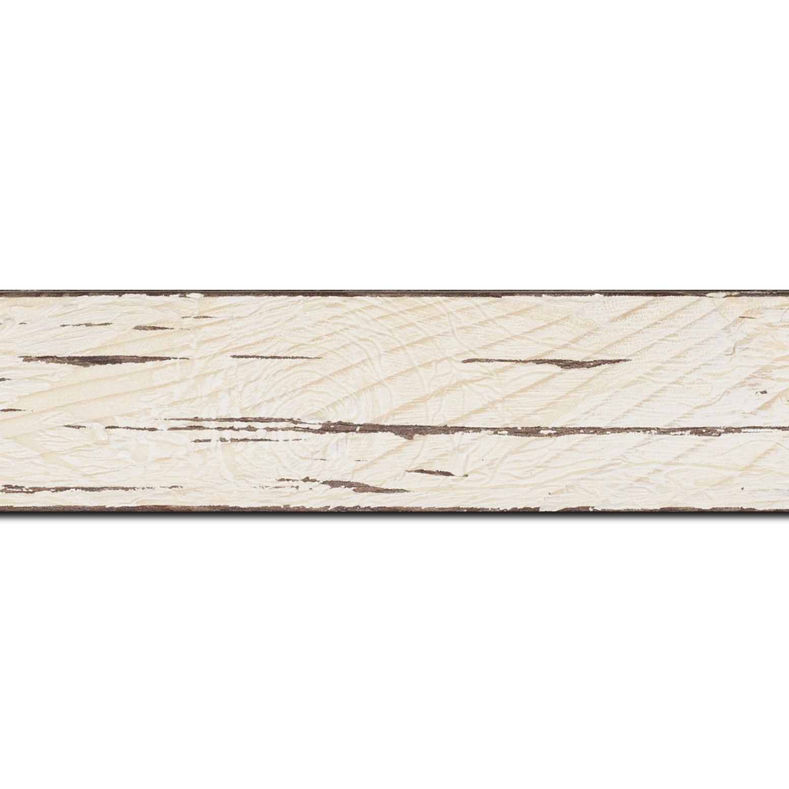 Cadre  bois blanchie — 15 x 20