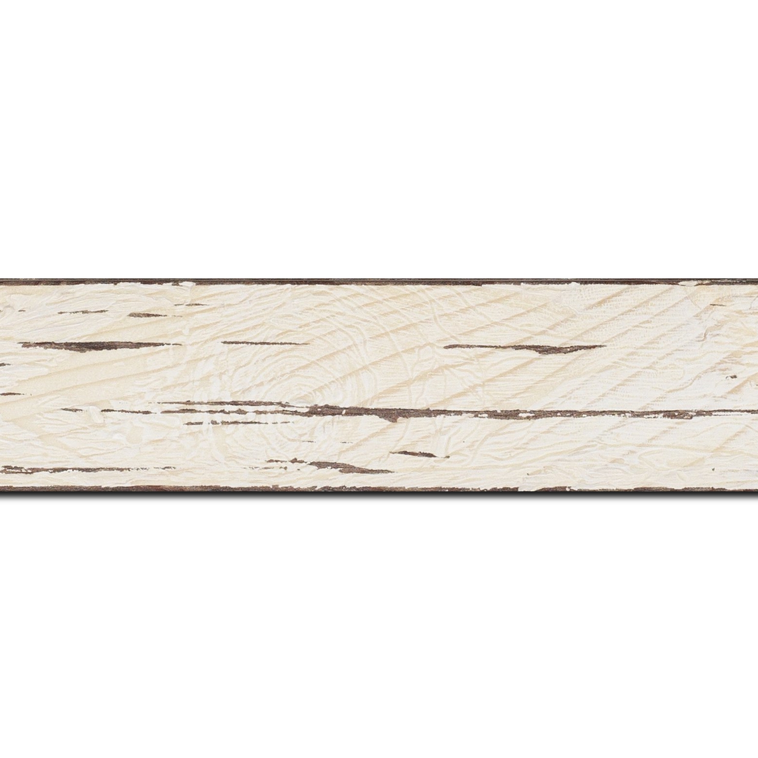 Cadre  bois blanchie — 41 x 33