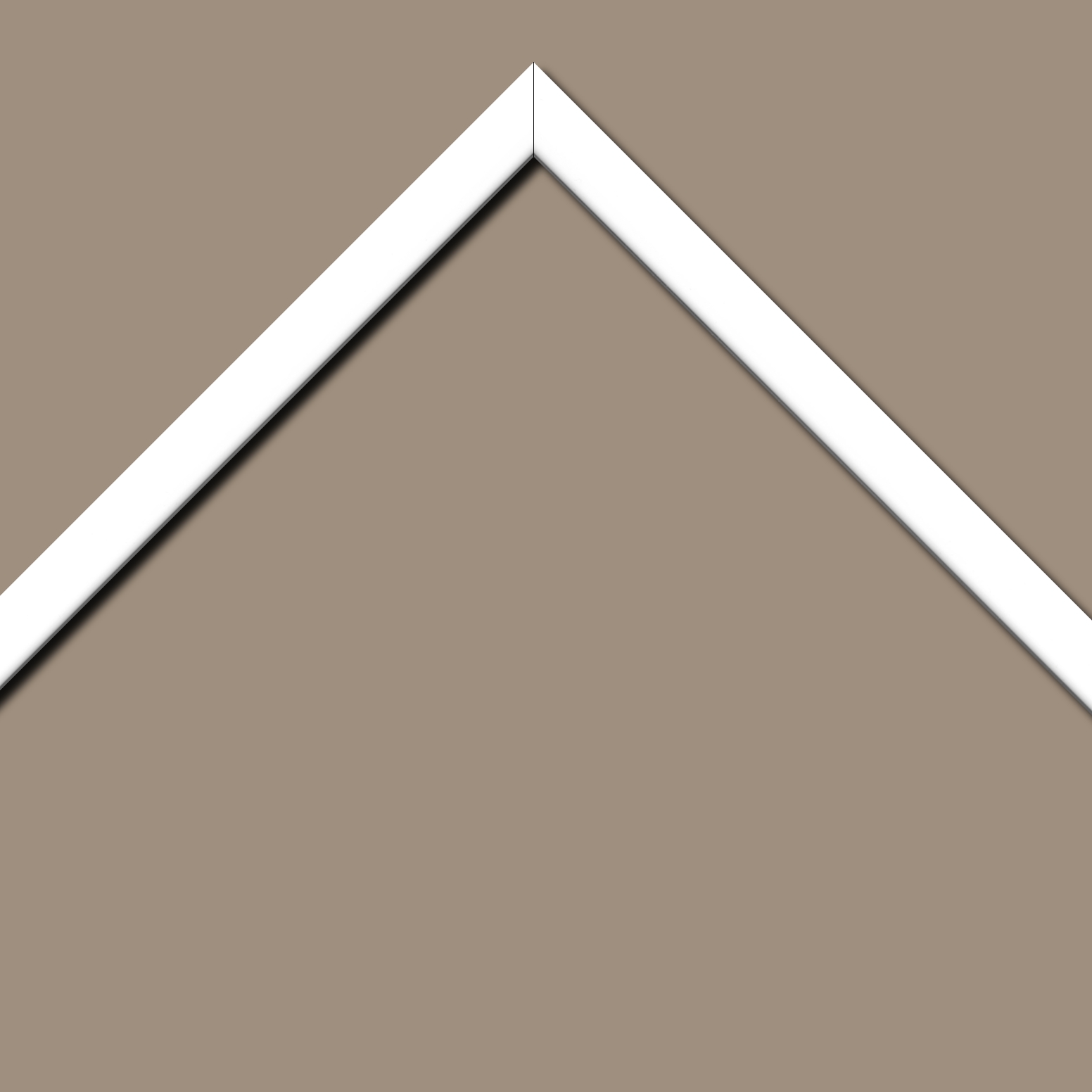 Cadre  bois blanc — 41 x 33