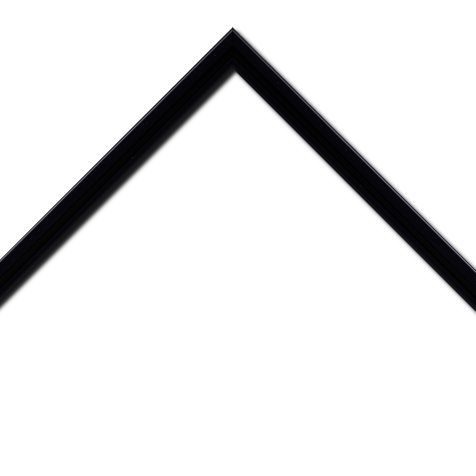 Cadre  bois bleu — 41 x 33