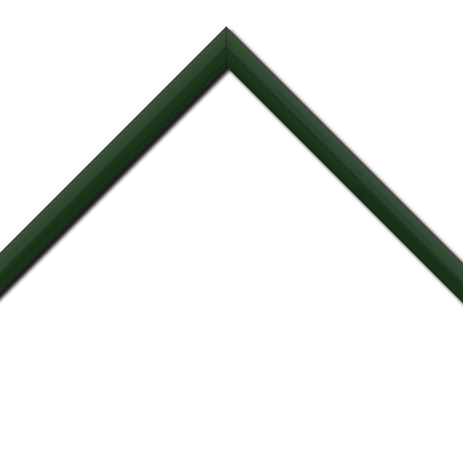 Cadre  bois vert — 41 x 33