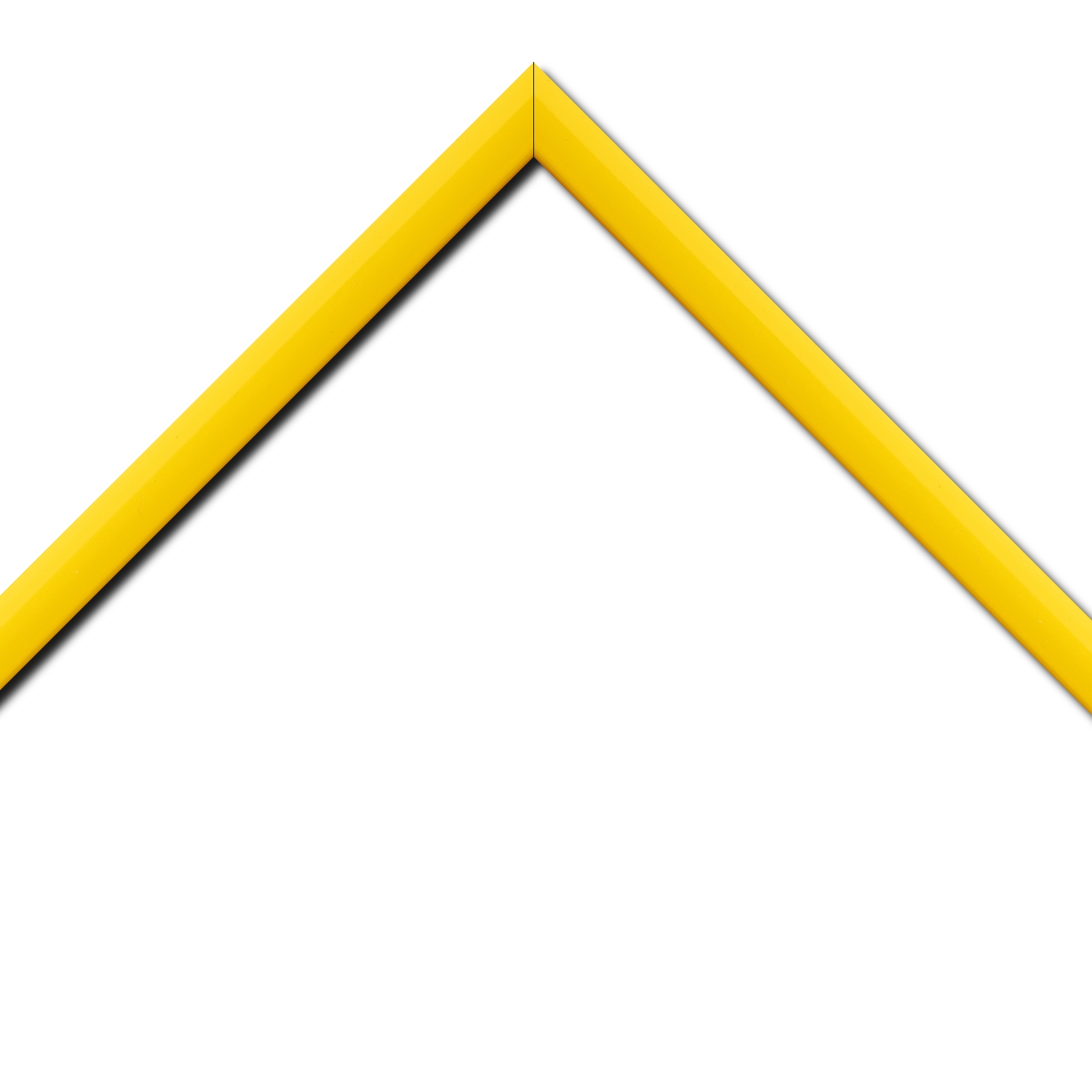 Cadre  bois jaune — 41 x 33