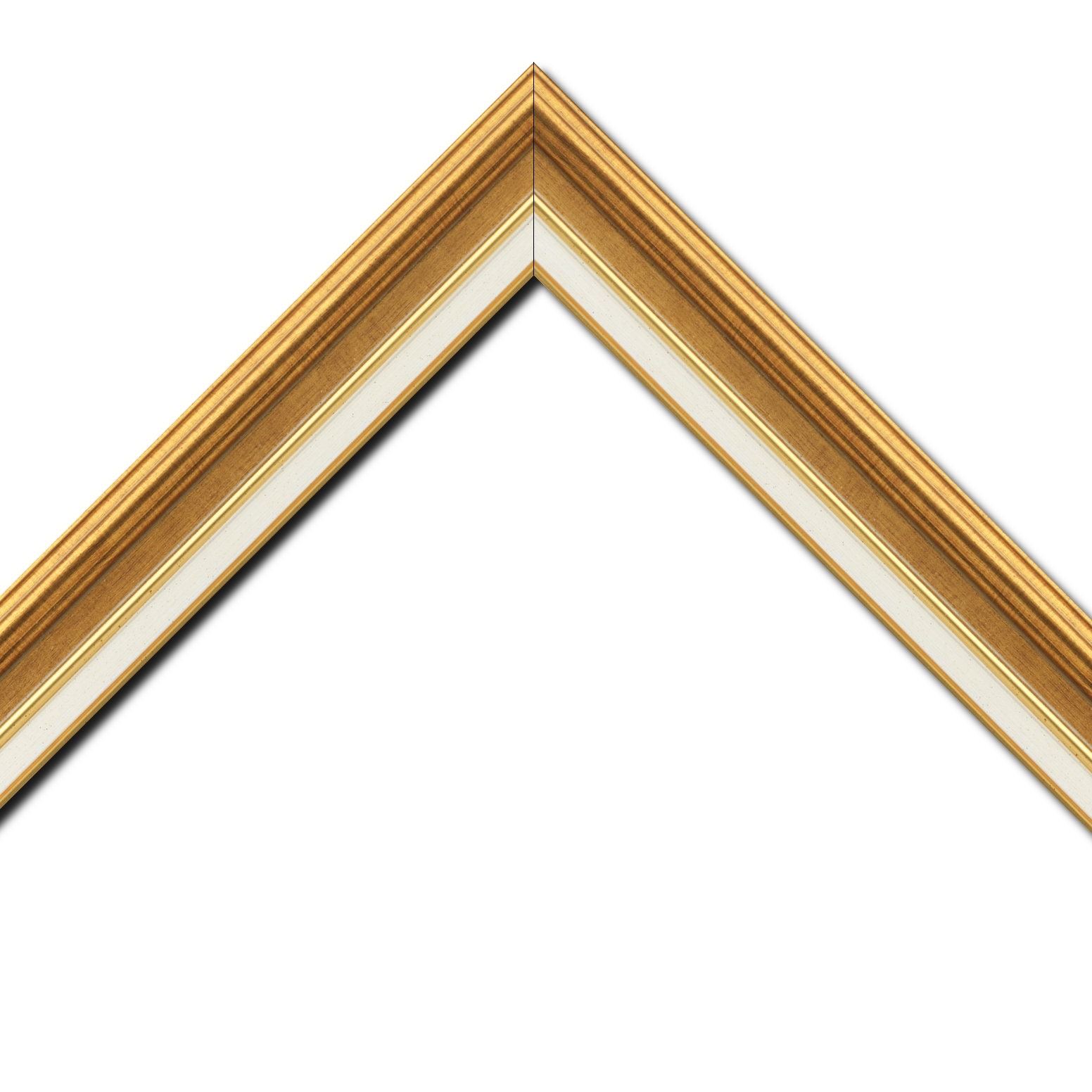 Cadre  bois or — 41 x 33