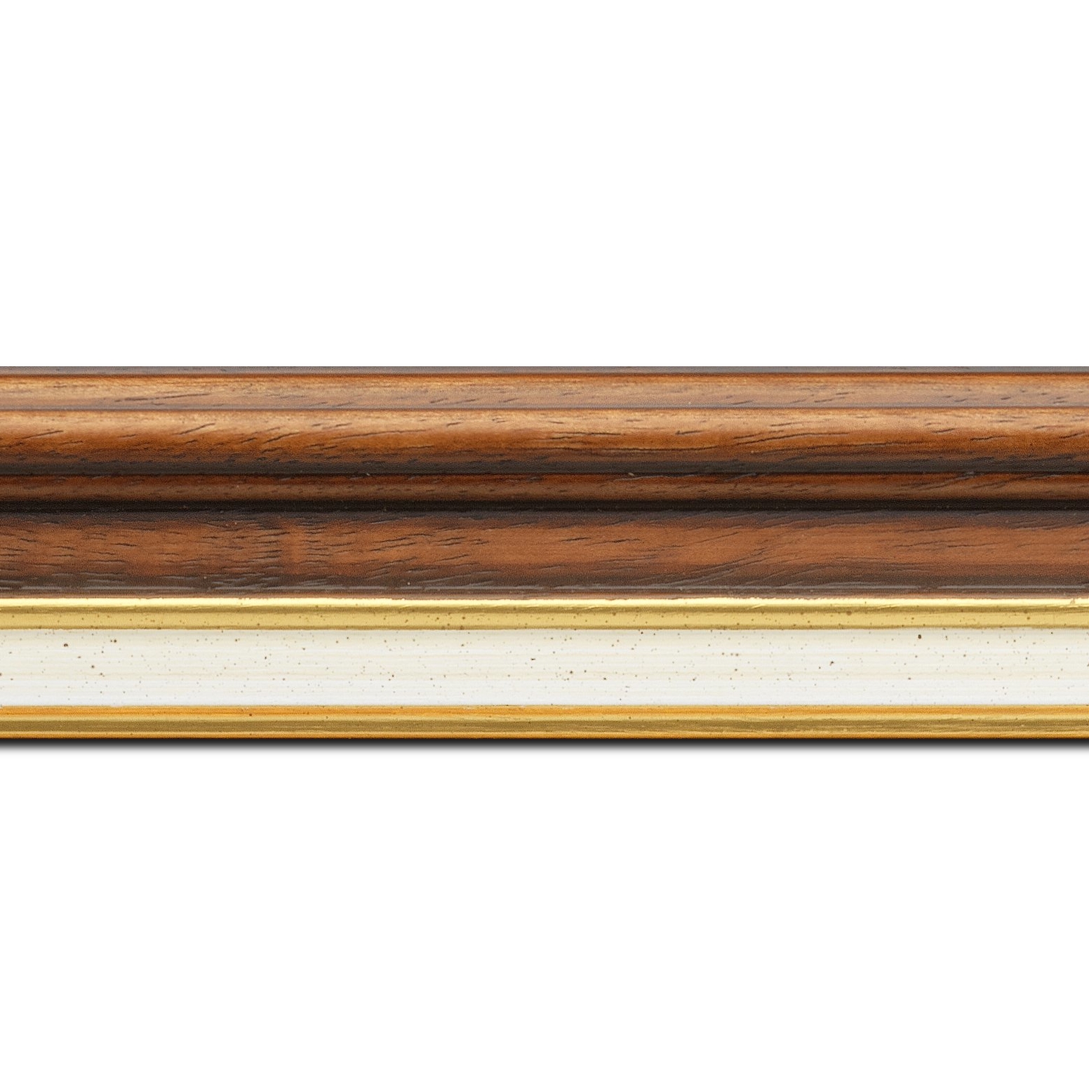 Cadre  bois marron tons bois — 116 x 81