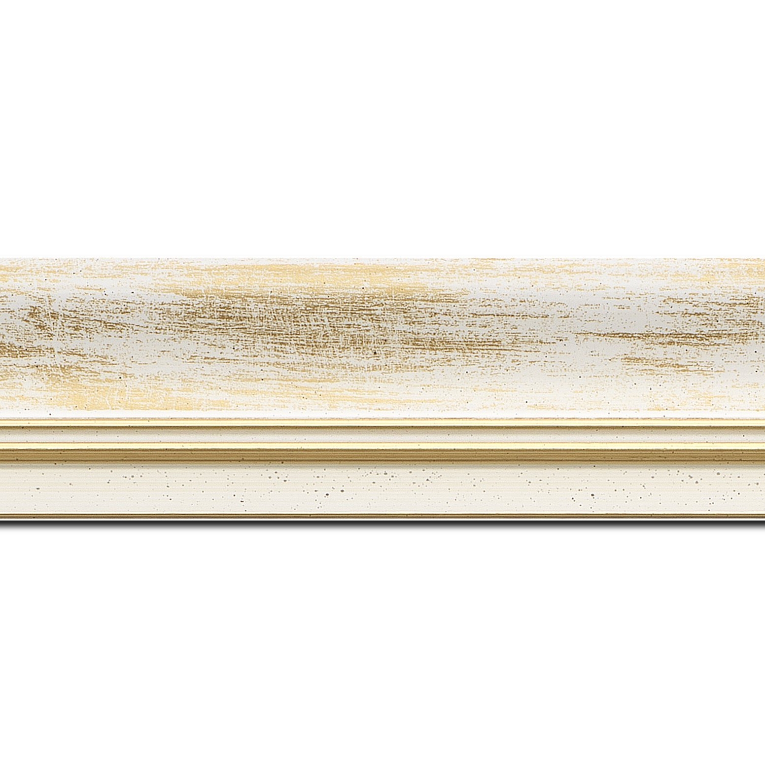 Cadre  bois blanc — 52 x 150