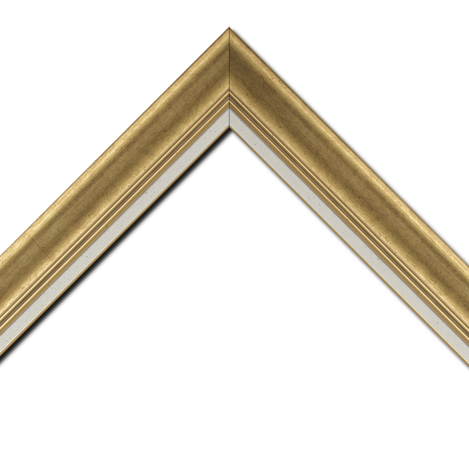 Cadre  bois or — 41 x 33