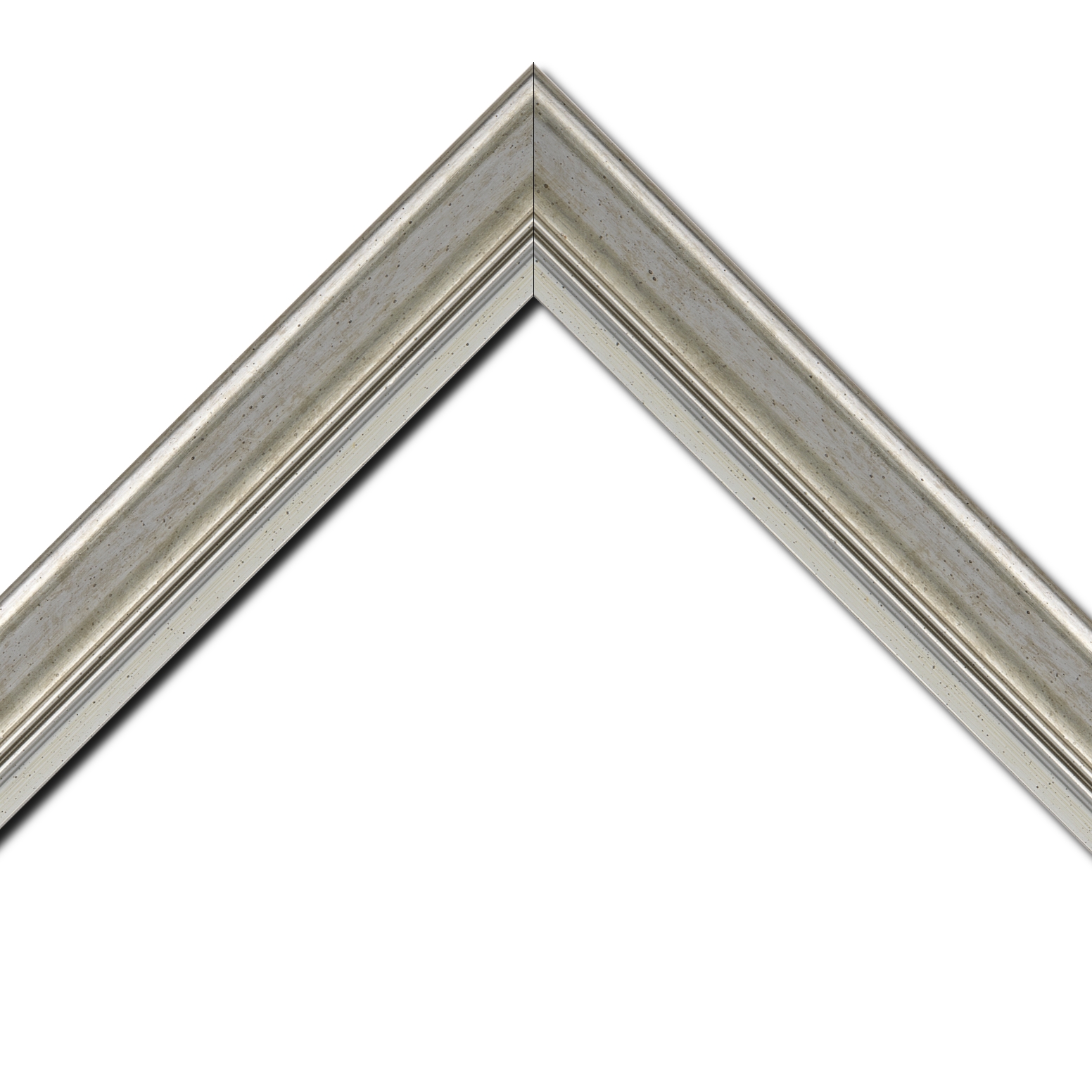 Cadre  bois argent — 24 x 30