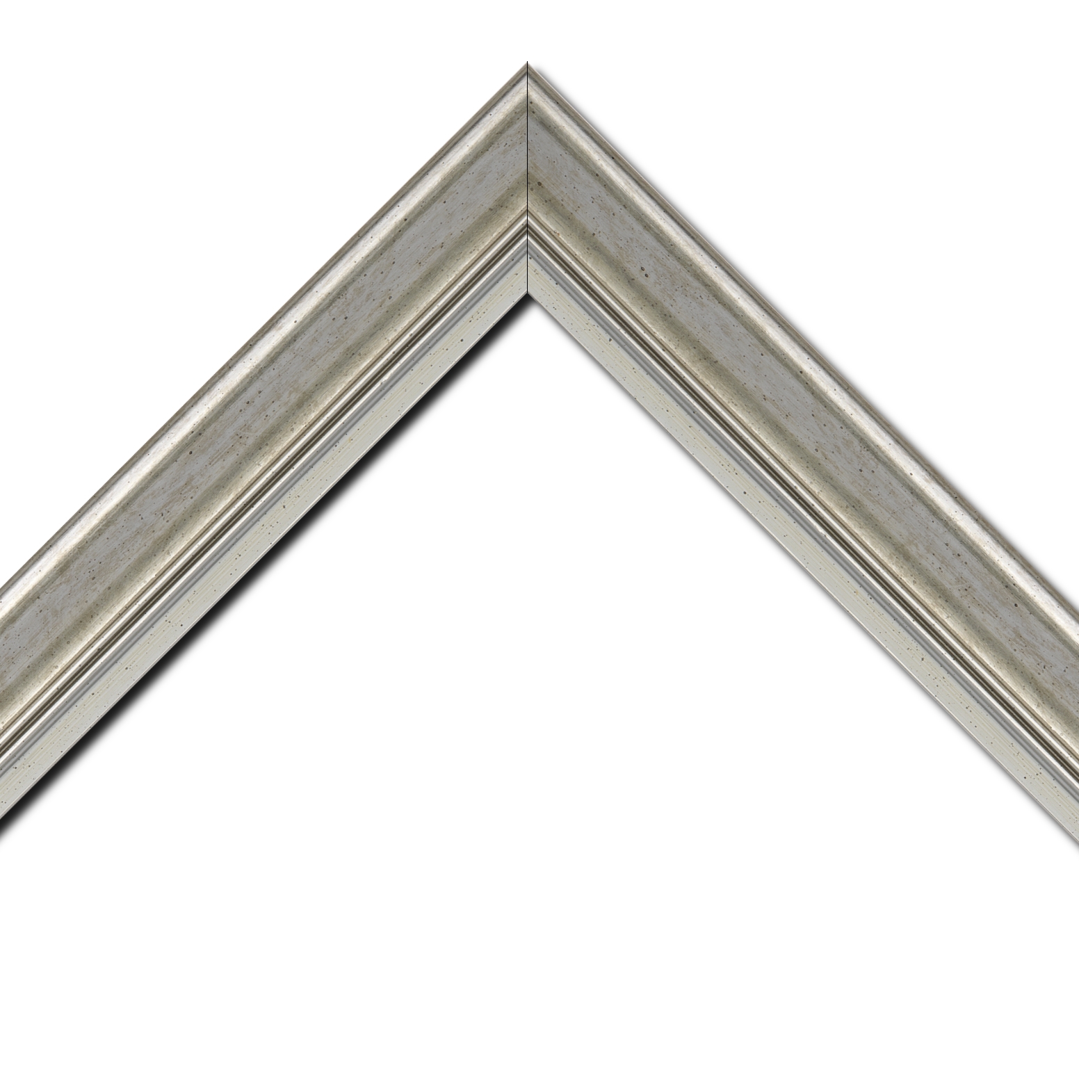 Cadre pour peinture  pour peinture pour peinture bois argent — 116 x 81