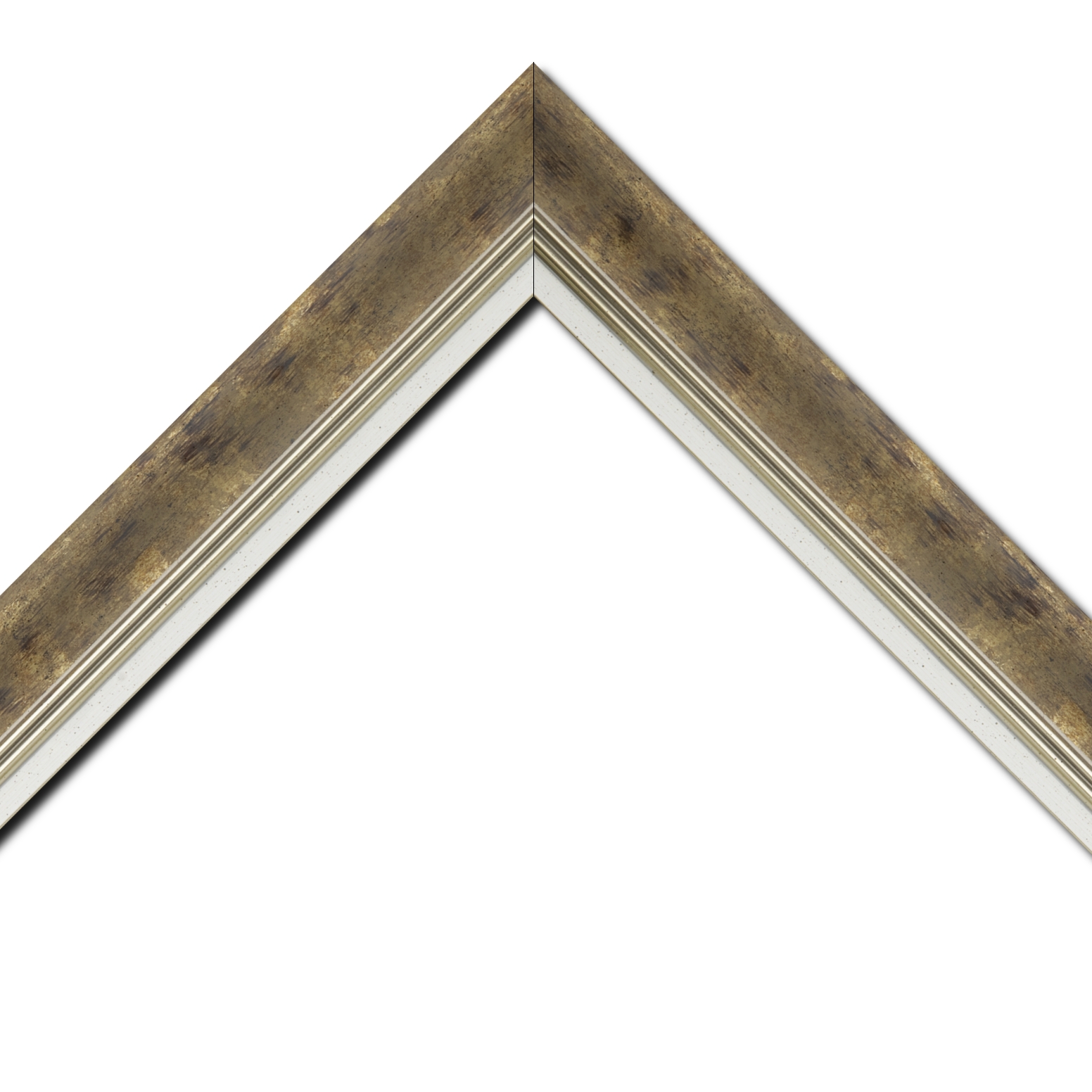 Cadre  bois gris — 41 x 33