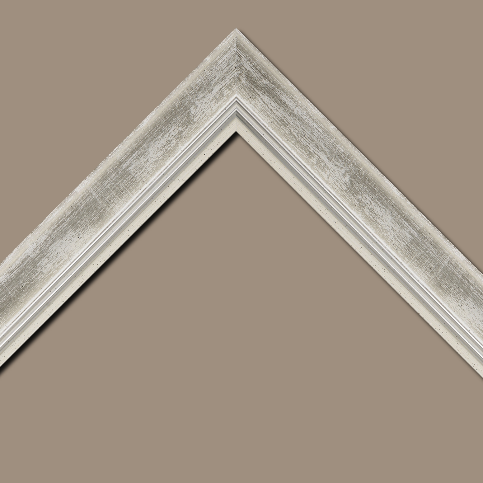 Cadre  bois blanc — 41 x 33