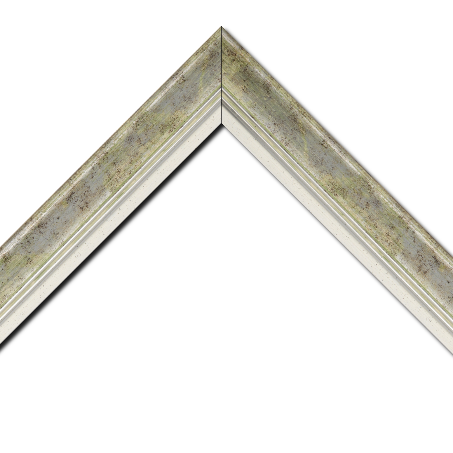 Cadre  bois vert — 41 x 33