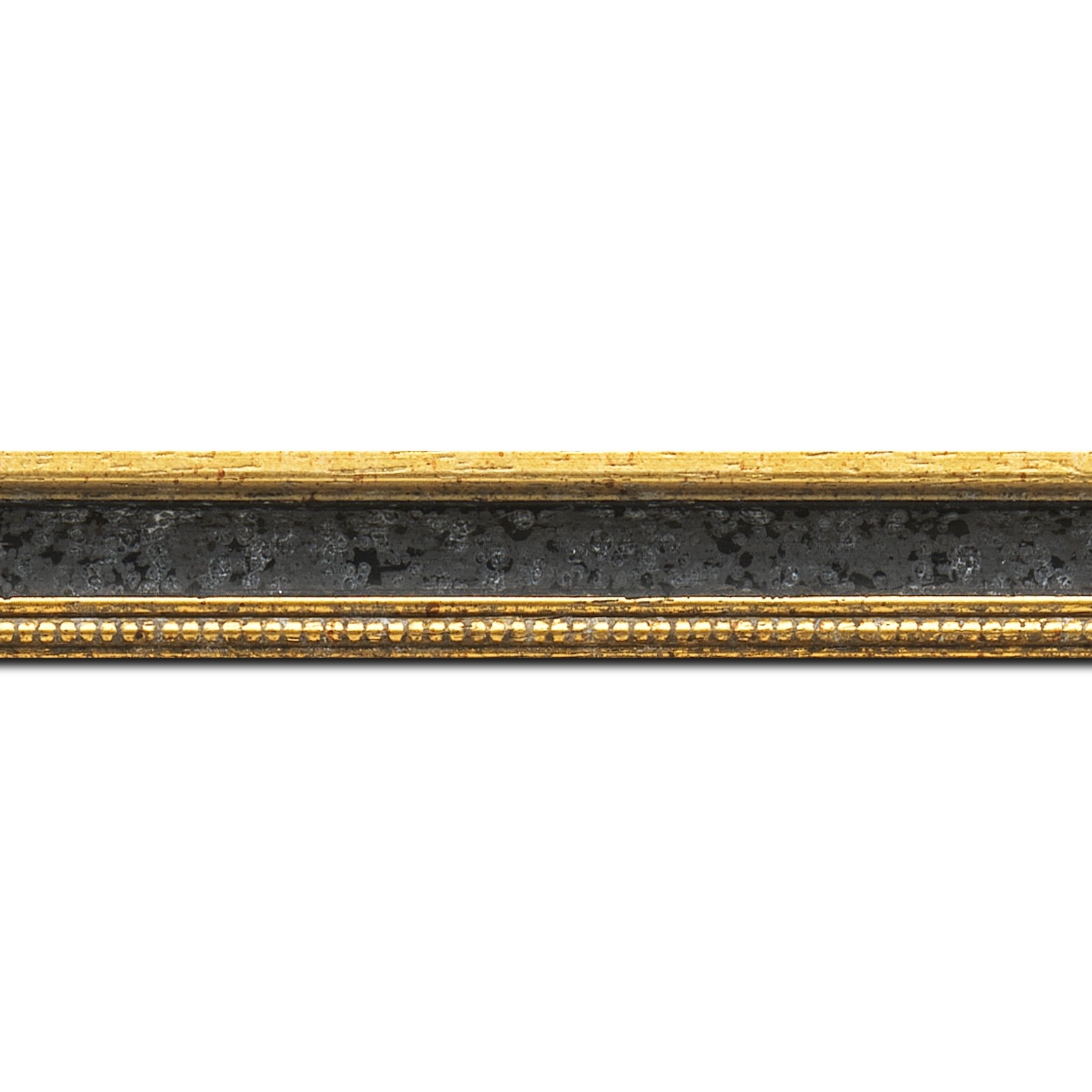 Cadre  bois noir or — 42 x 59.4