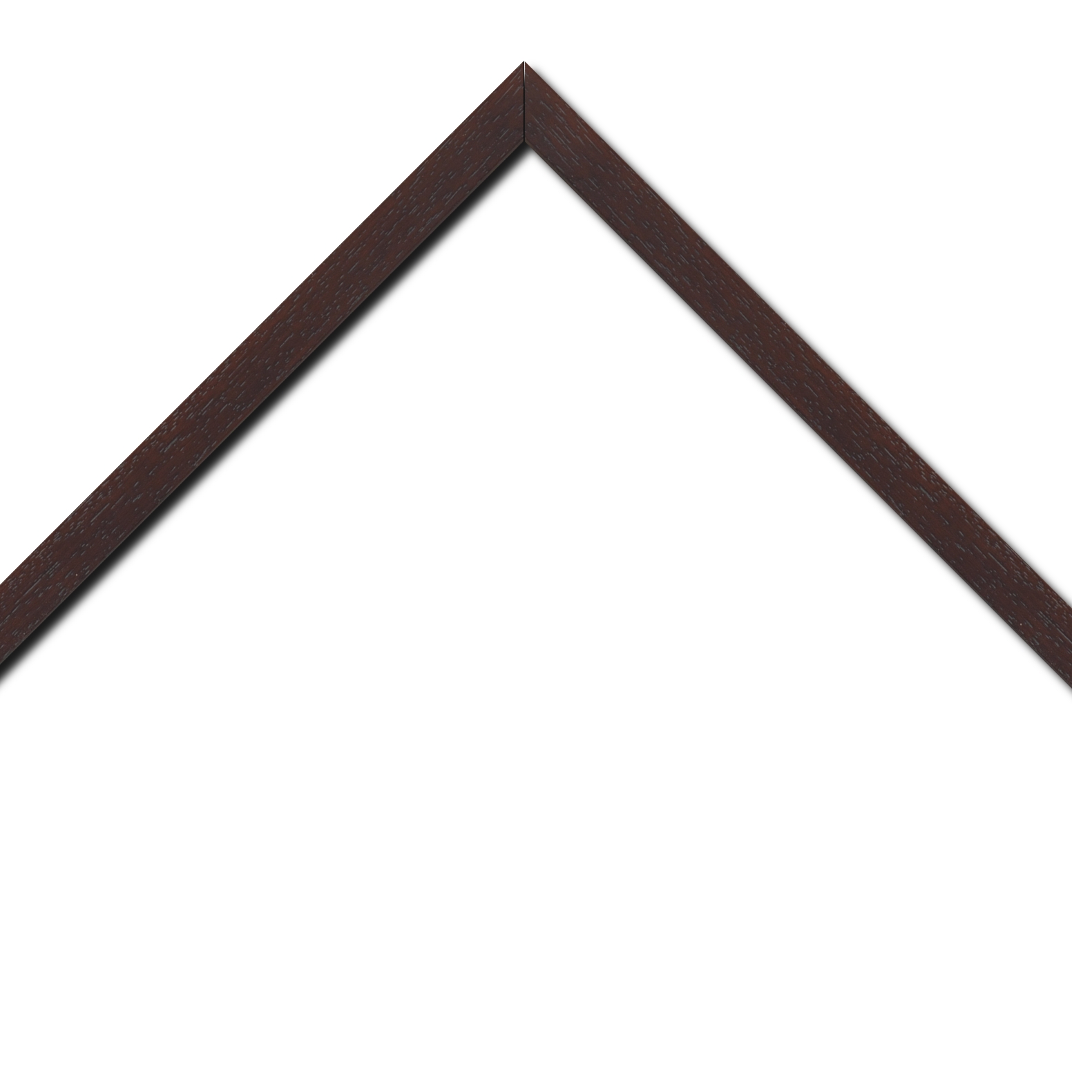 Cadre  bois marron tons bois — 41 x 33