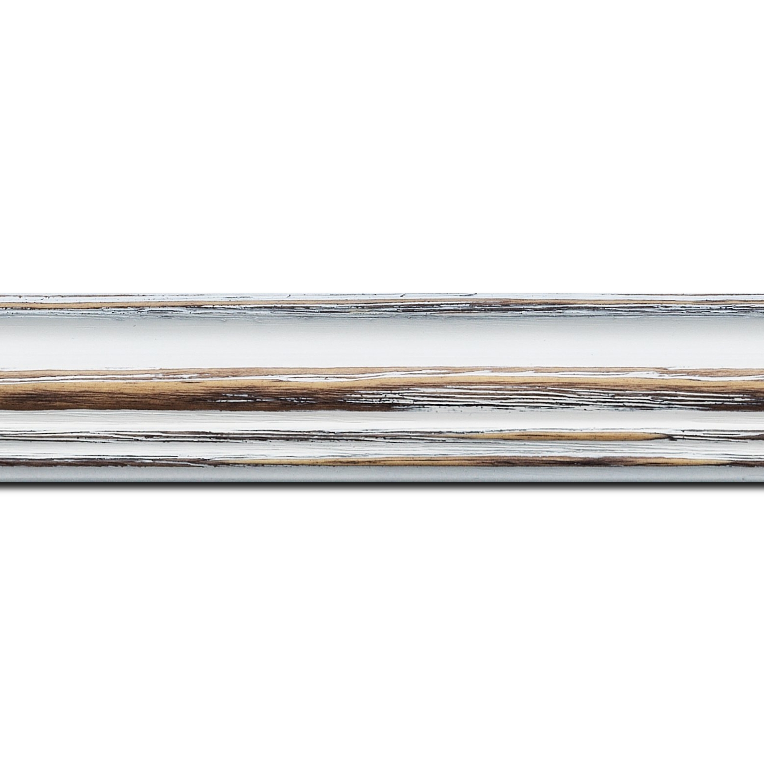 Cadre  bois blanchie — 41 x 33