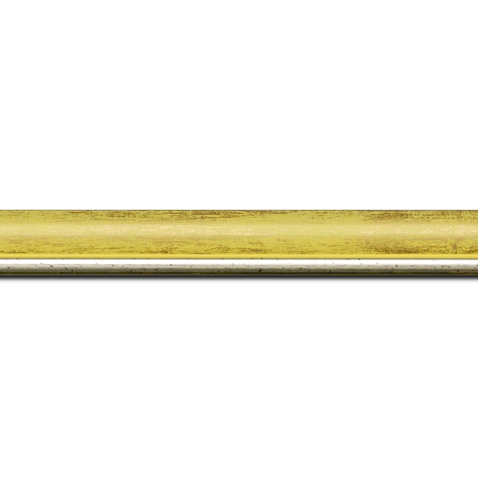 Cadre  bois jaune — 34 x 40