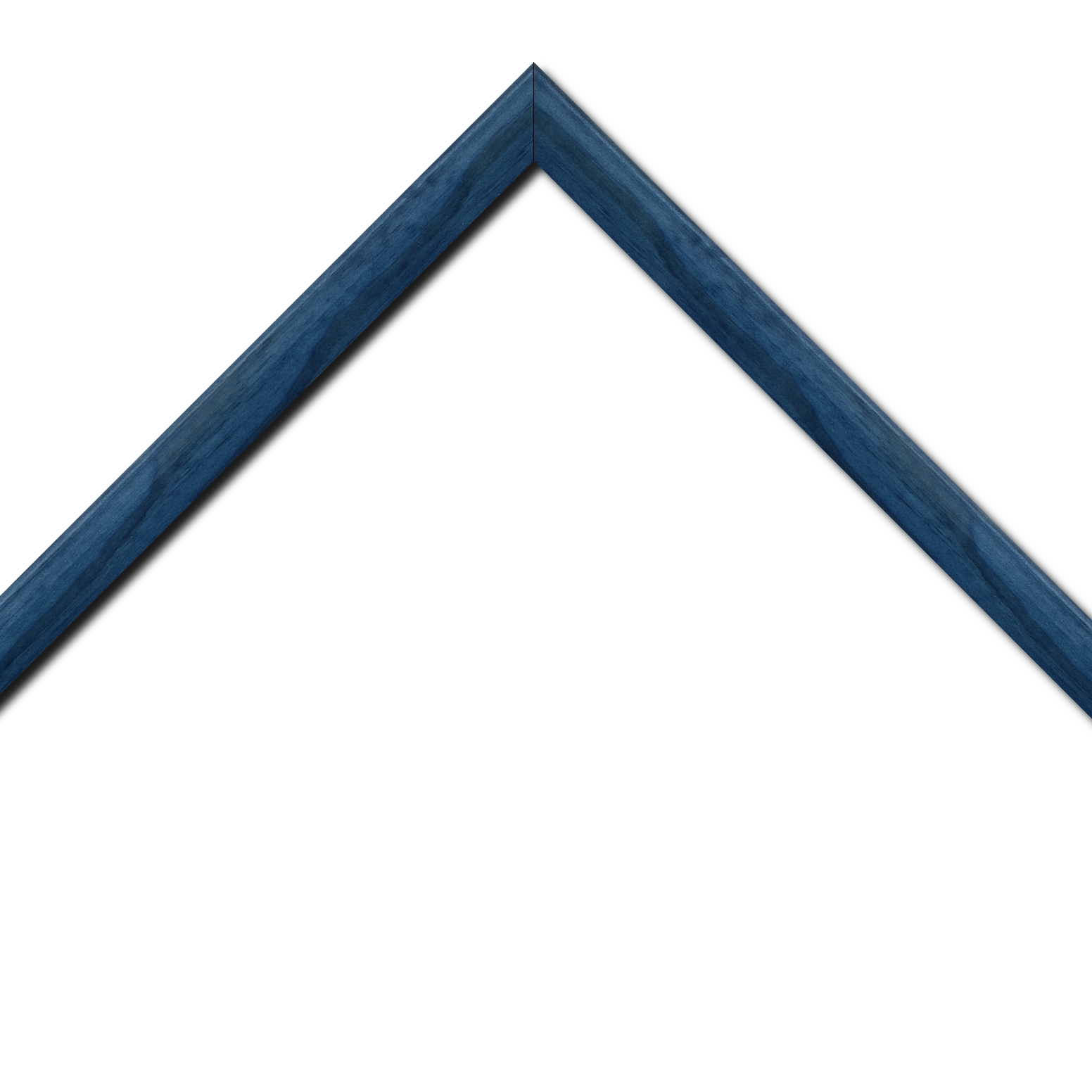 Cadre  bois bleu — 50 x 65