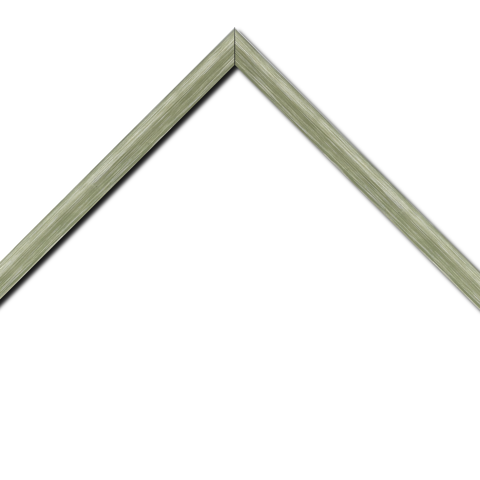 Cadre  bois vert — 41 x 33