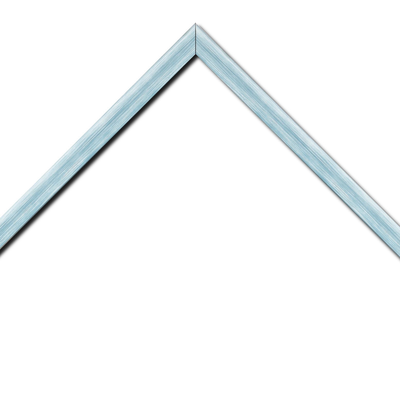 Cadre  bois bleu — 41 x 33